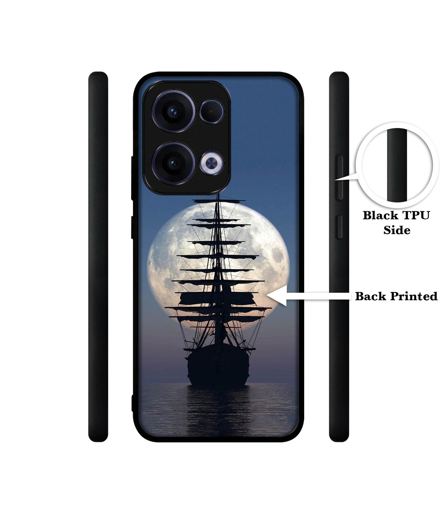 Sea Sunset Designer 2D Printed Back Case Cover for Oppo Reno13 5G
