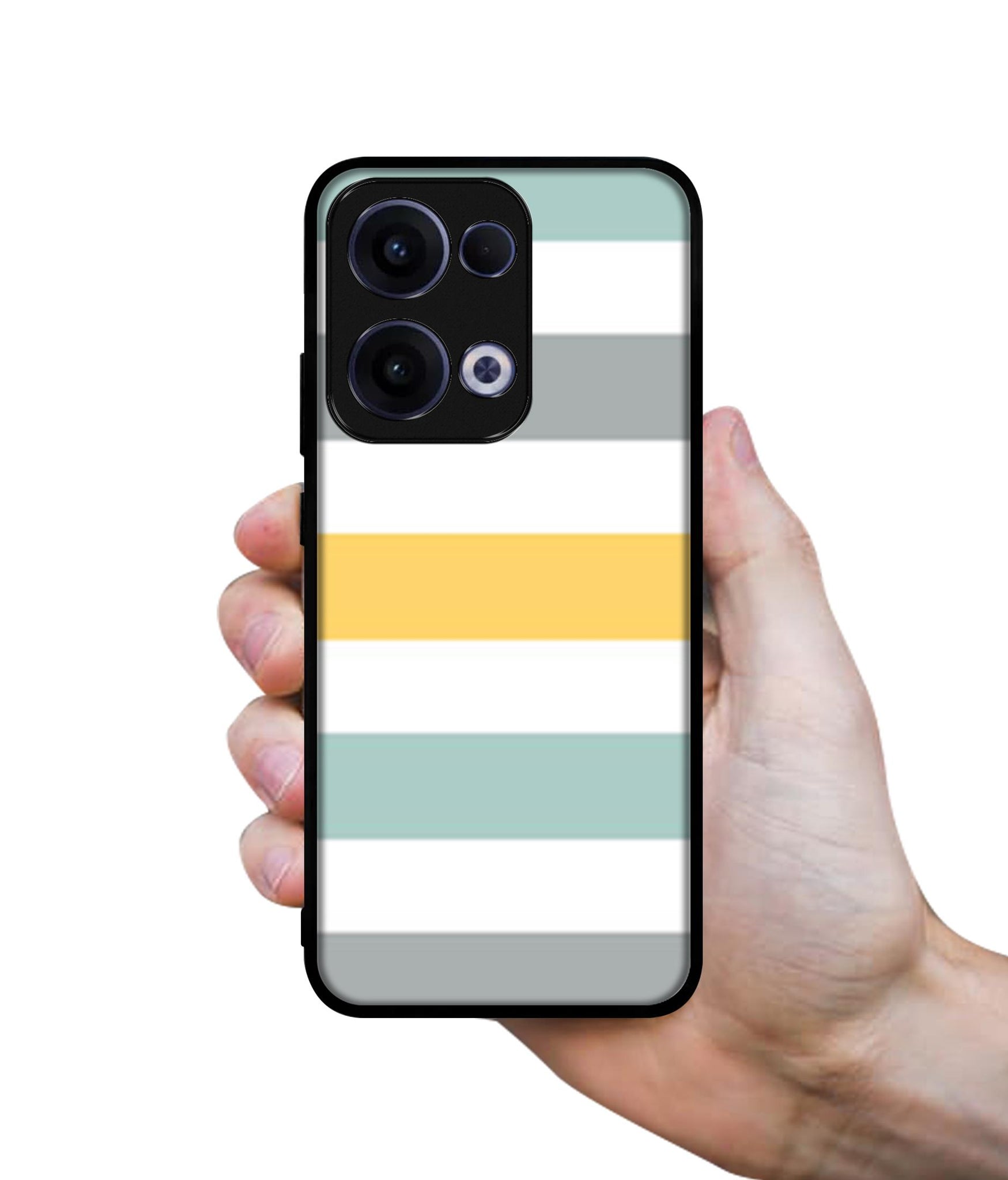 Line Texture Designer 2D Printed Back Case Cover for Oppo Reno13 5G