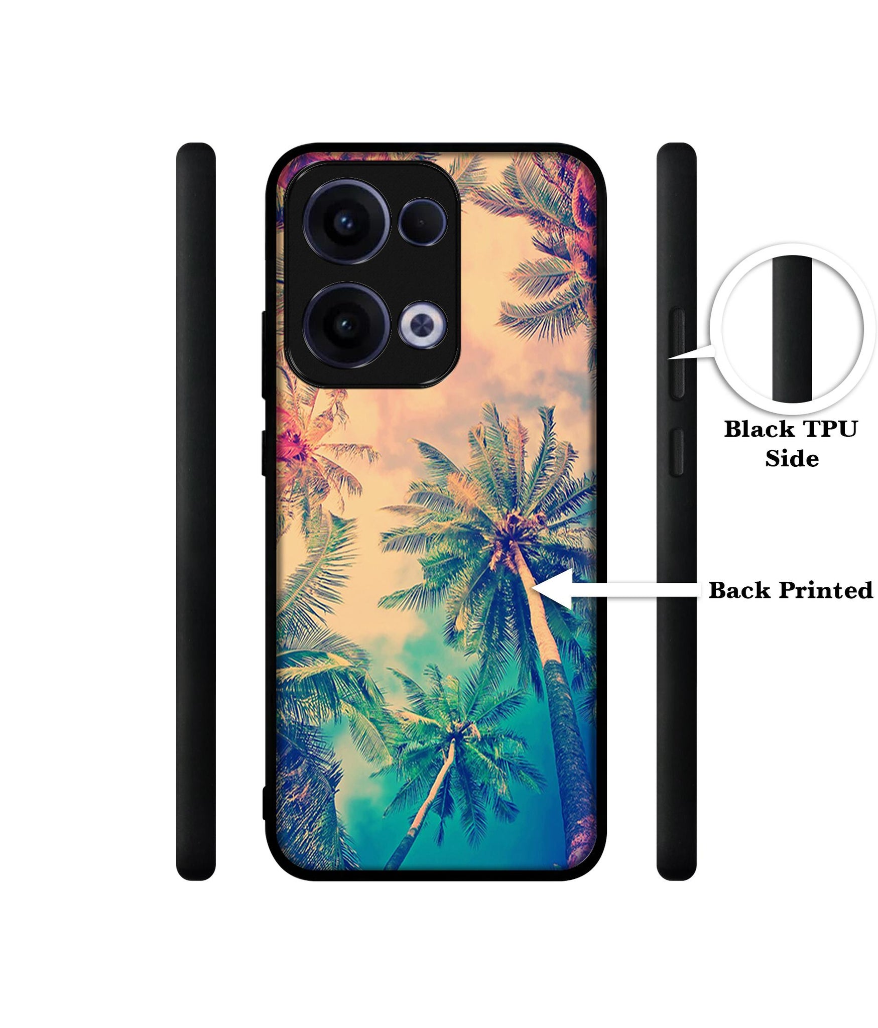 Trees Designer 2D Printed Back Case Cover for Oppo Reno13 5G
