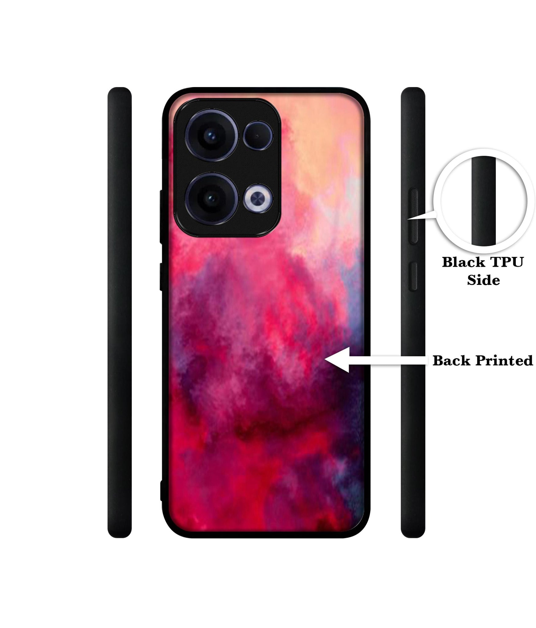 Holi Color Designer 2D Printed Back Case Cover for Oppo Reno13 5G