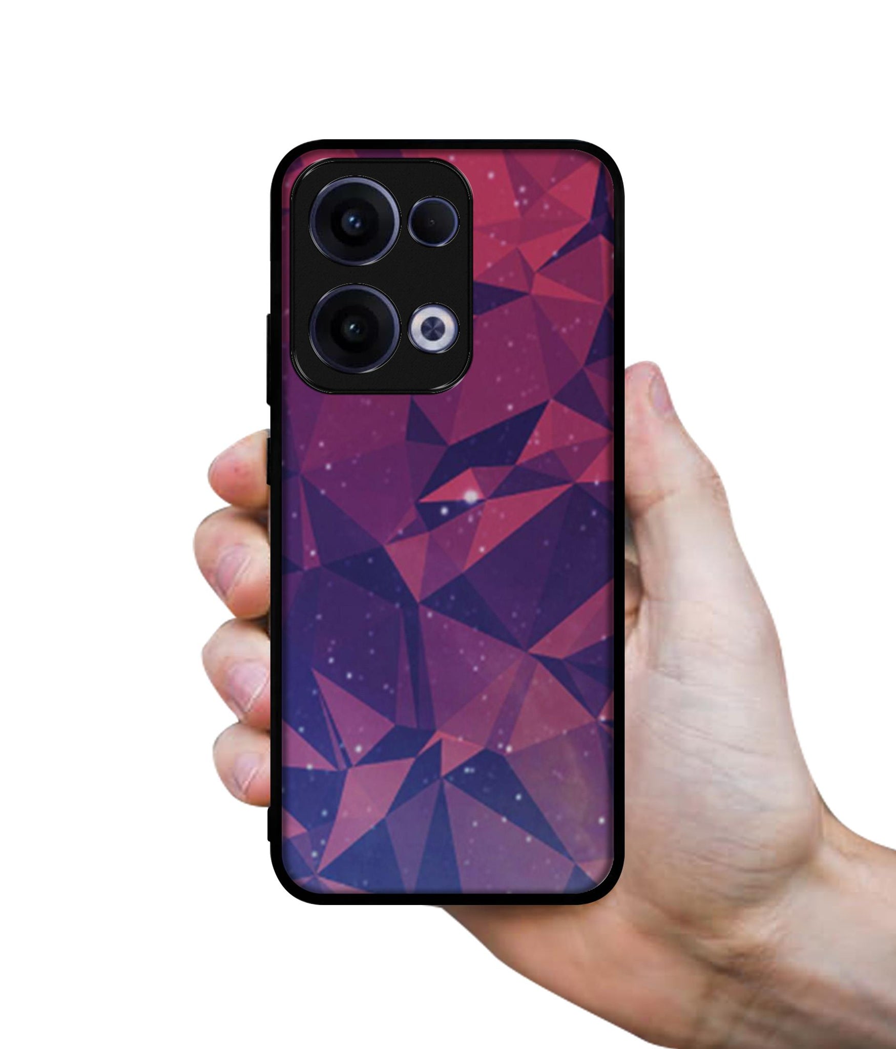 Bad Color Shape Designer 2D Printed Back Case Cover for Oppo Reno13 5G