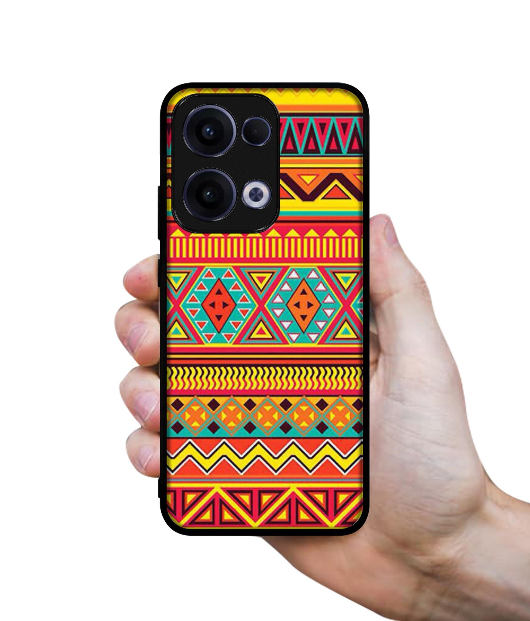 Artistic Rangoli Designer 2D Printed Back Case Cover for Oppo Reno13 5G