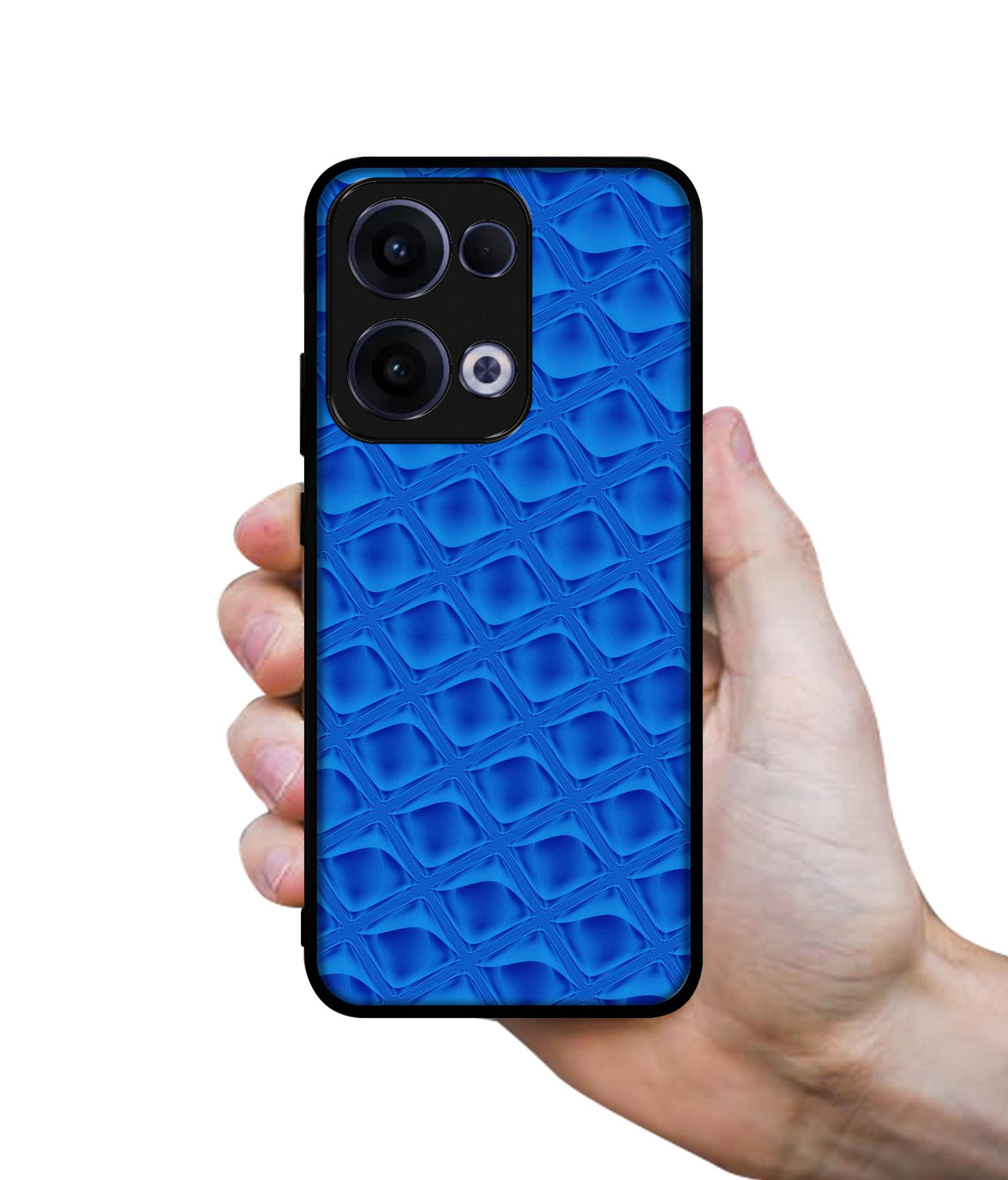 Blue Diamond Designer 2D Printed Back Case Cover for Oppo Reno13 5G