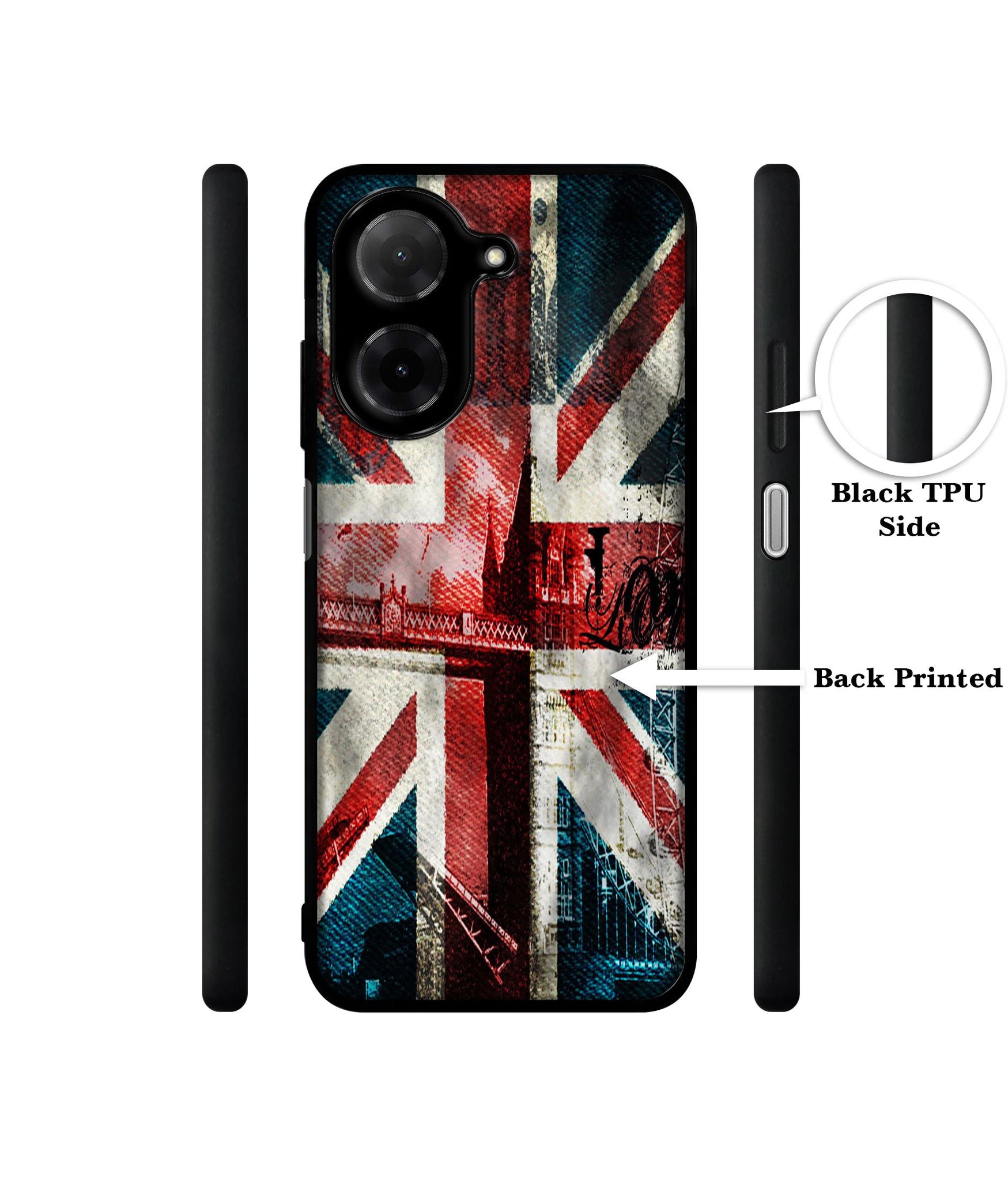 London Flag wallpaper Designer 2D Printed Back Case Cover for Poco C71 4G / Mi Redmi A5 4G