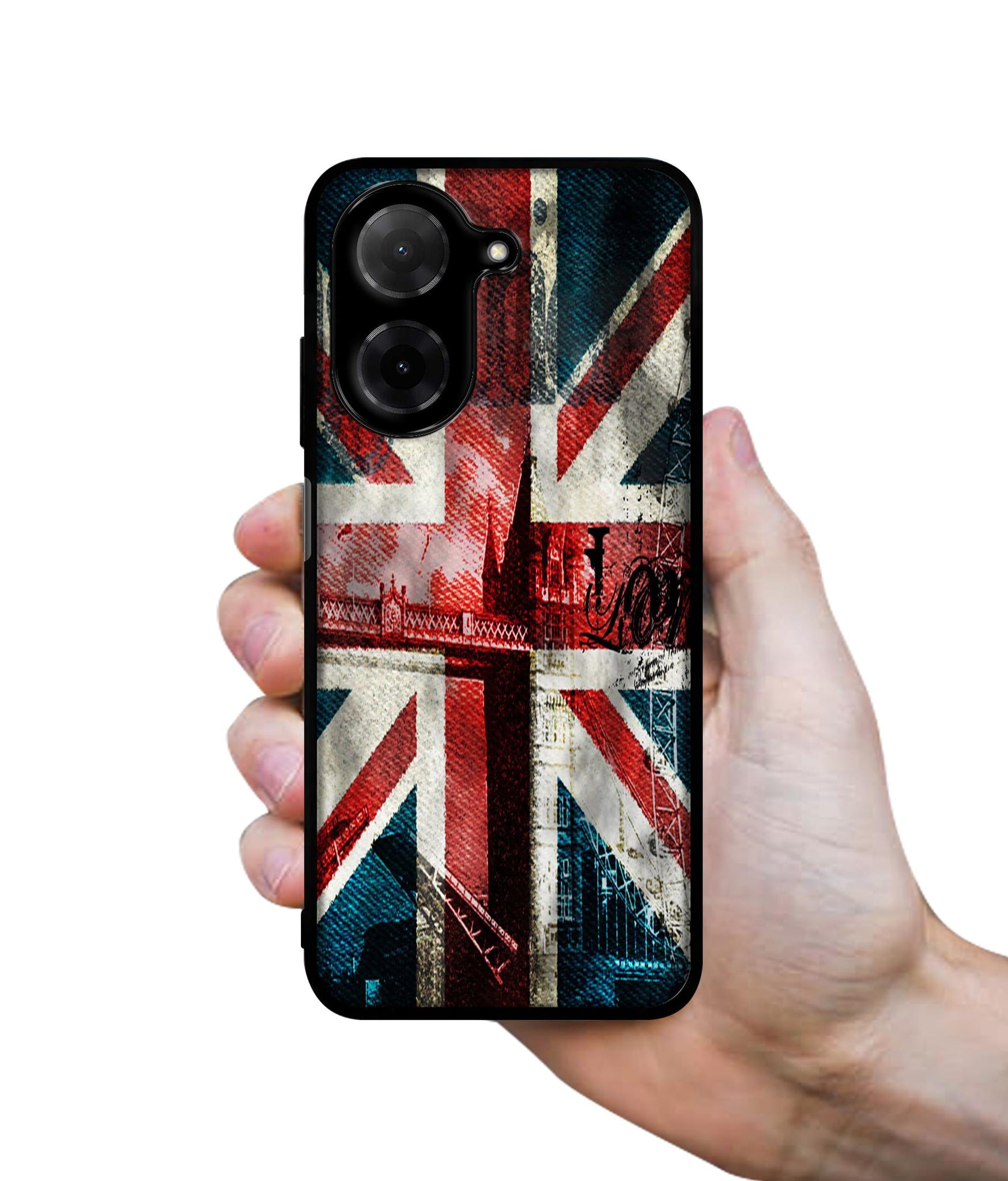 London Flag wallpaper Designer 2D Printed Back Case Cover for Poco C71 4G / Mi Redmi A5 4G