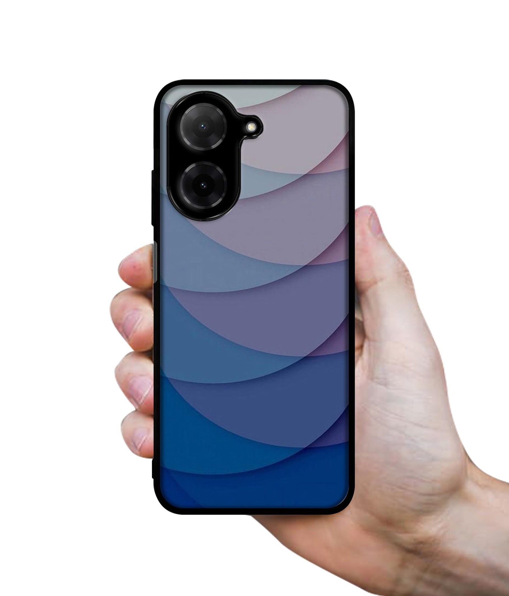 Waves Pattern Print Designer 2D Printed Back Case Cover for Poco C71 4G / Mi Redmi A5 4G