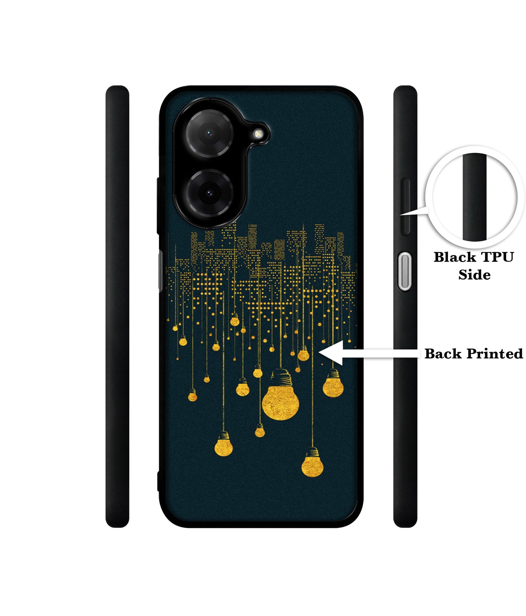 City Light Pattern Designer 2D Printed Back Case Cover for Poco C71 4G / Mi Redmi A5 4G
