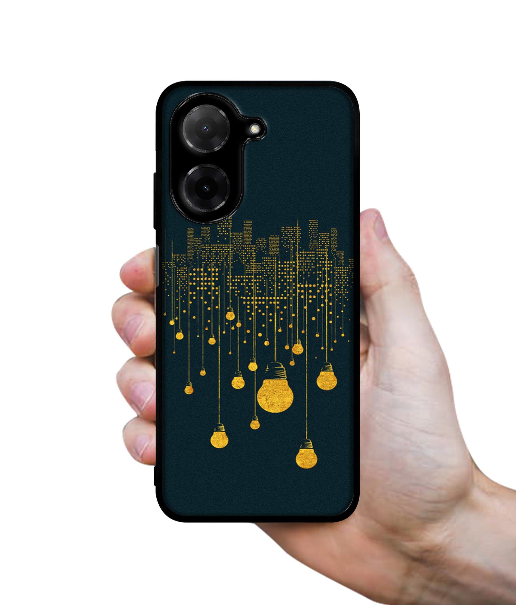City Light Pattern Designer 2D Printed Back Case Cover for Poco C71 4G / Mi Redmi A5 4G