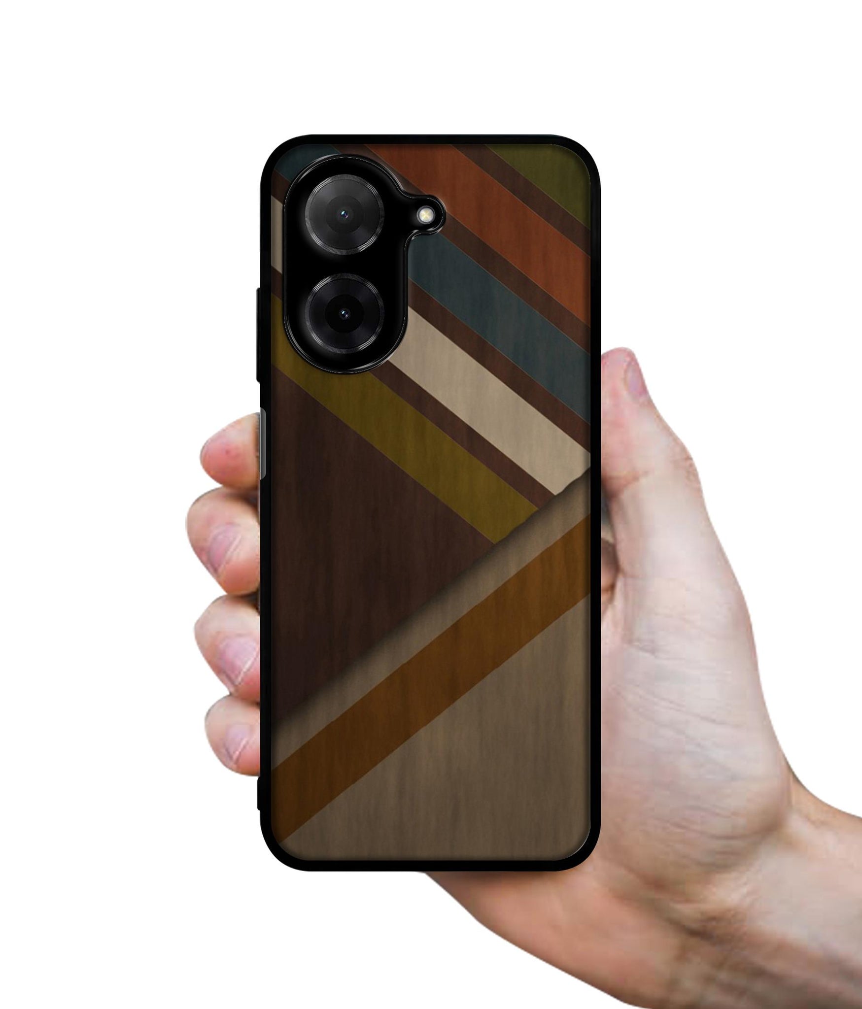 Colorful Wooden Pattern Designer 2D Printed Back Case Cover for Poco C71 4G / Mi Redmi A5 4G
