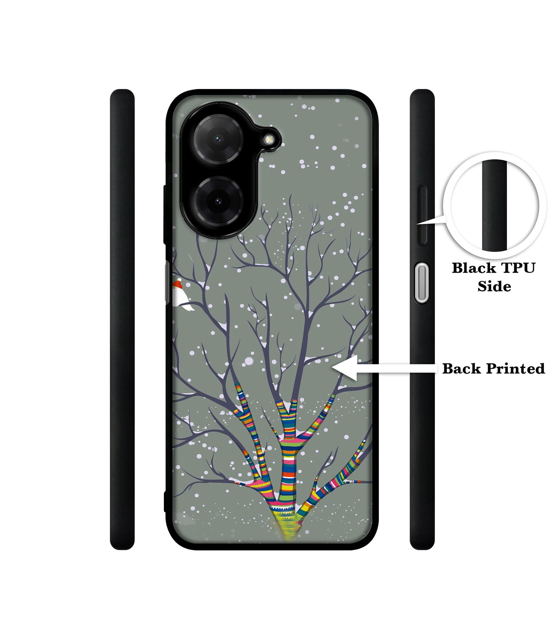 Winter Pattern Print Designer 2D Printed Back Case Cover for Poco C71 4G / Mi Redmi A5 4G