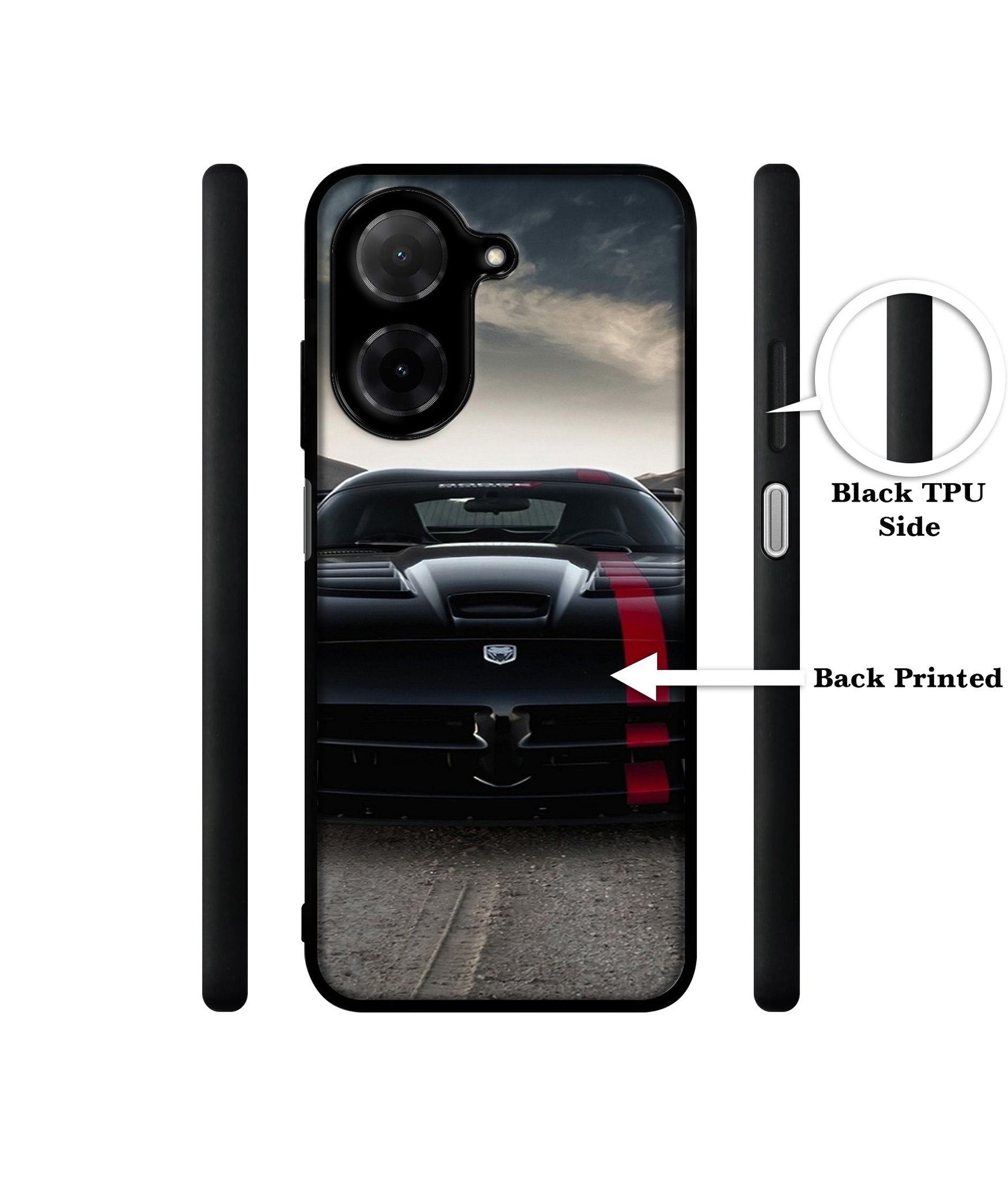 Sports Car Pattern Designer 2D Printed Back Case Cover for Poco C71 4G / Mi Redmi A5 4G