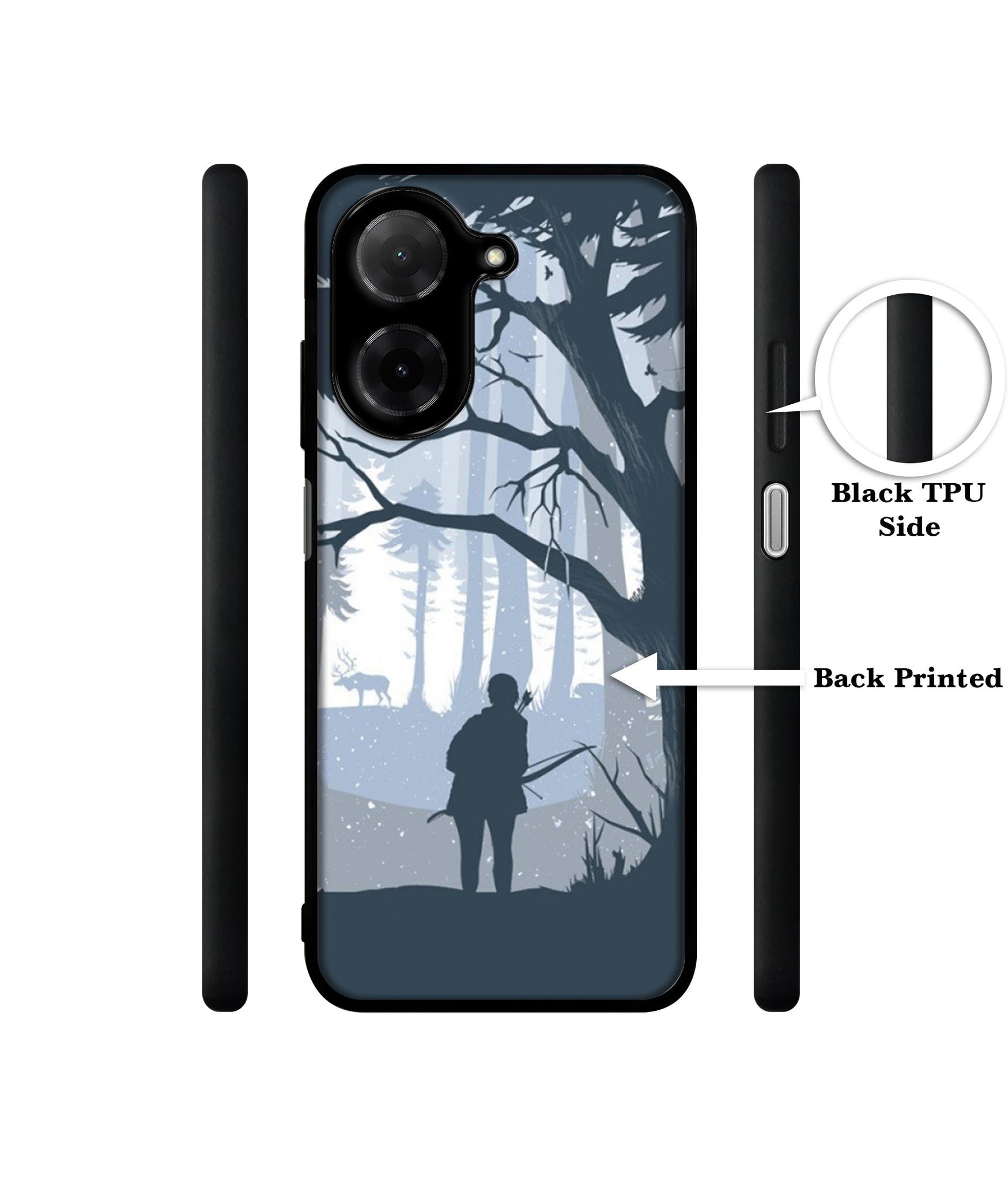 Hunter Designer 2D Printed Back Case Cover for Poco C71 4G / Mi Redmi A5 4G