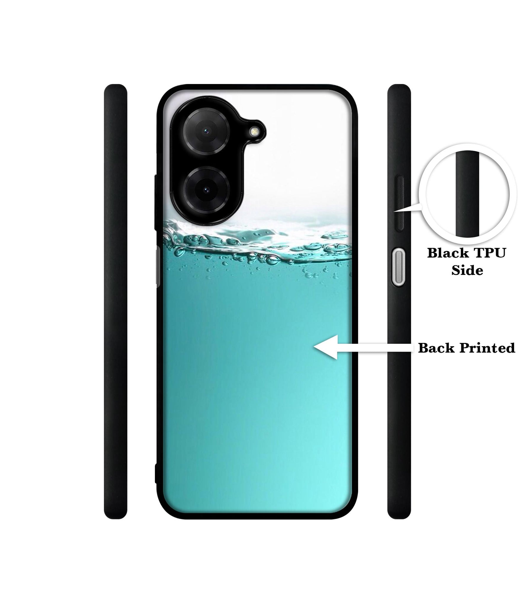 Half Fill Designer 2D Printed Back Case Cover for Poco C71 4G / Mi Redmi A5 4G