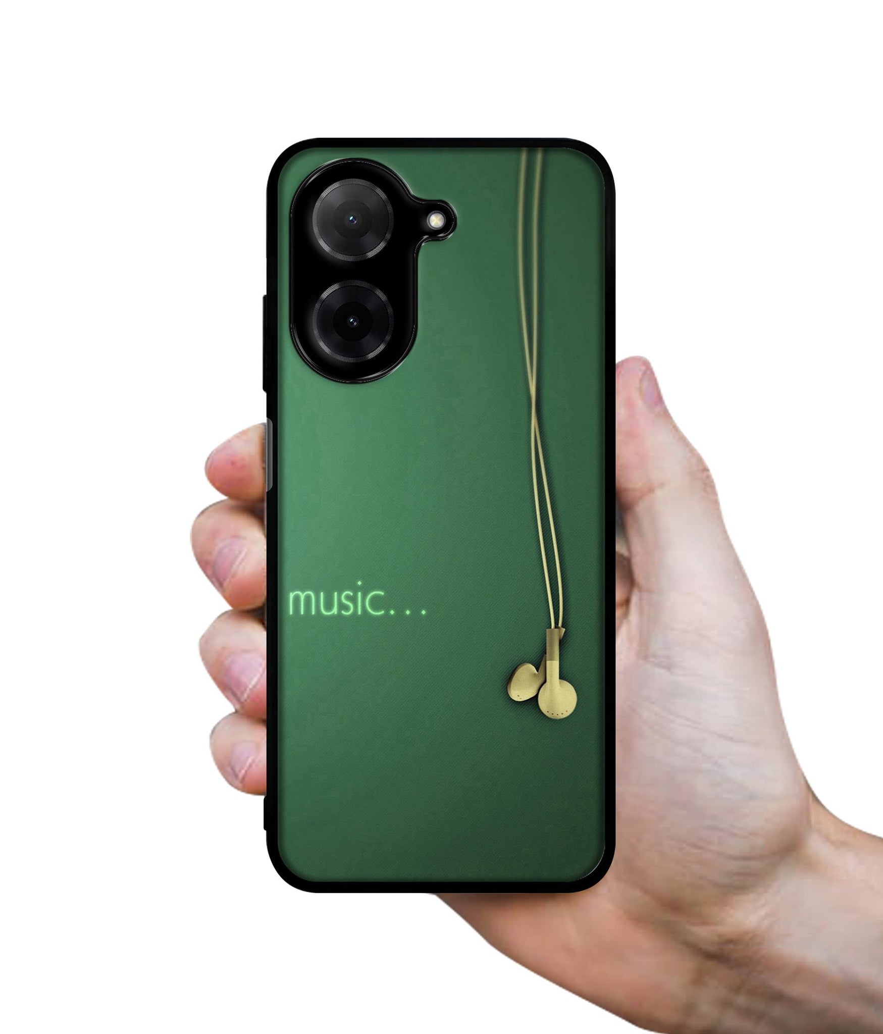 Headphone Music Designer 2D Printed Back Case Cover for Poco C71 4G / Mi Redmi A5 4G
