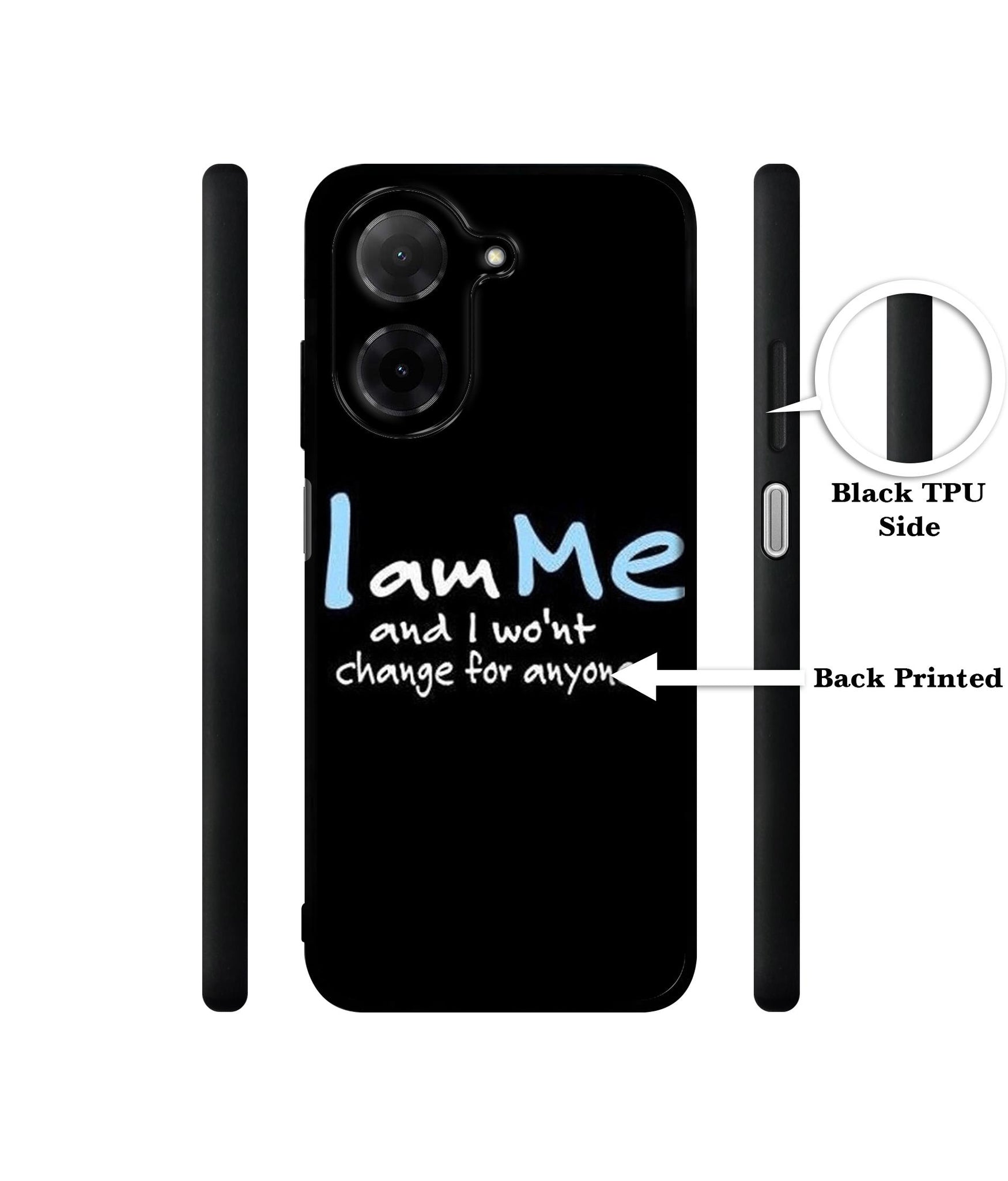 I Am Me Quotes Designer 2D Printed Back Case Cover for Poco C71 4G / Mi Redmi A5 4G