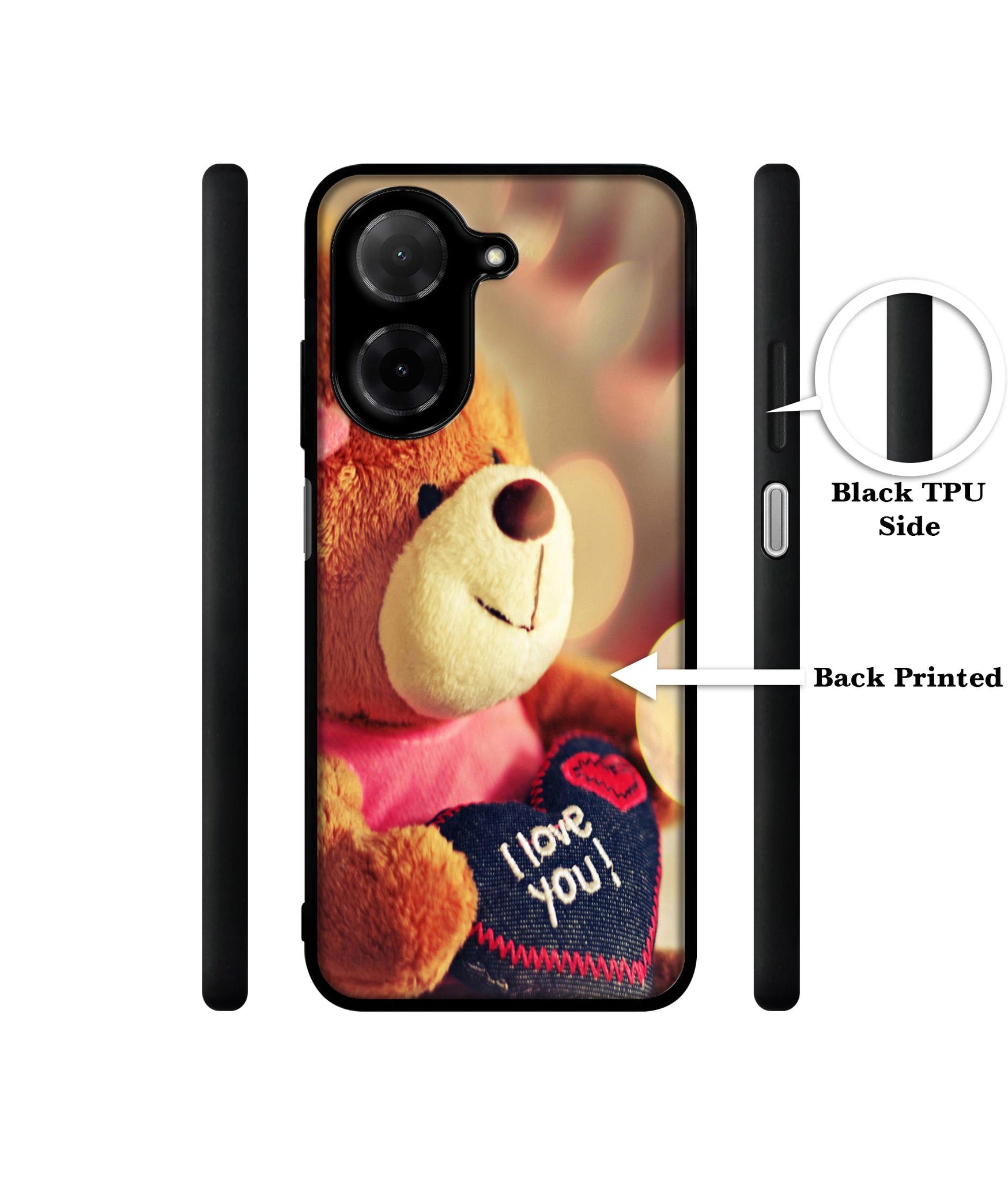 Teddy Bear Designer 2D Printed Back Case Cover for Poco C71 4G / Mi Redmi A5 4G