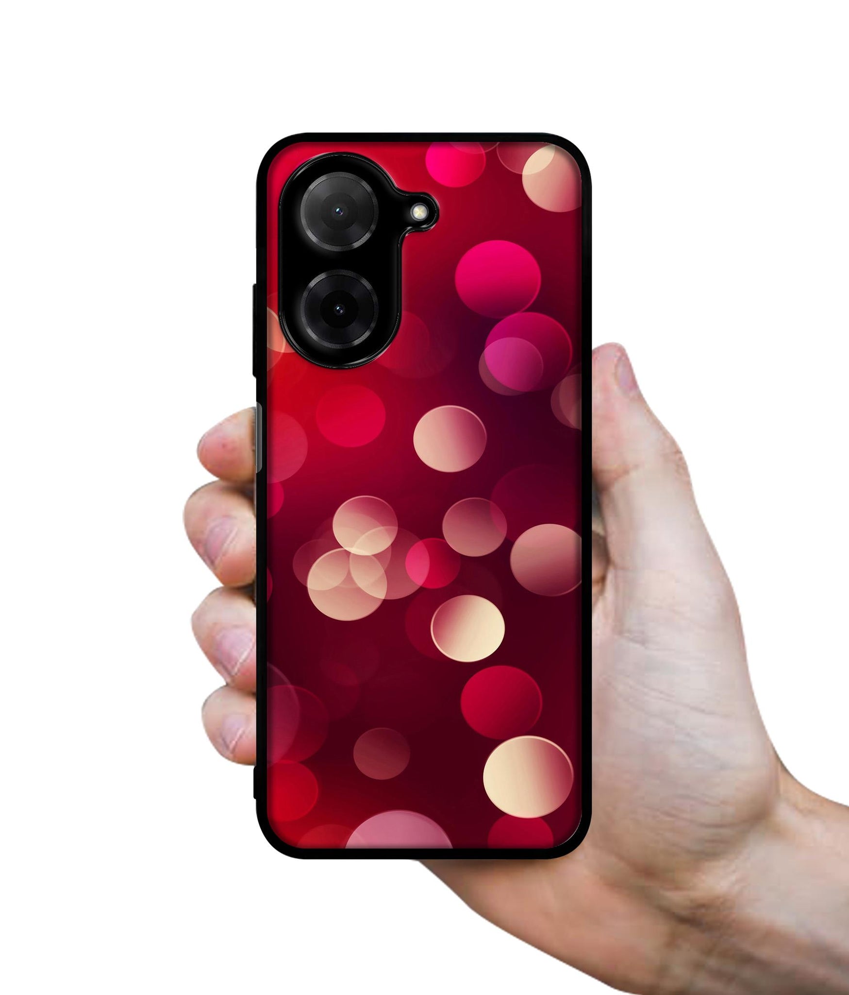 3D Circles Designer 2D Printed Back Case Cover for Poco C71 4G / Mi Redmi A5 4G