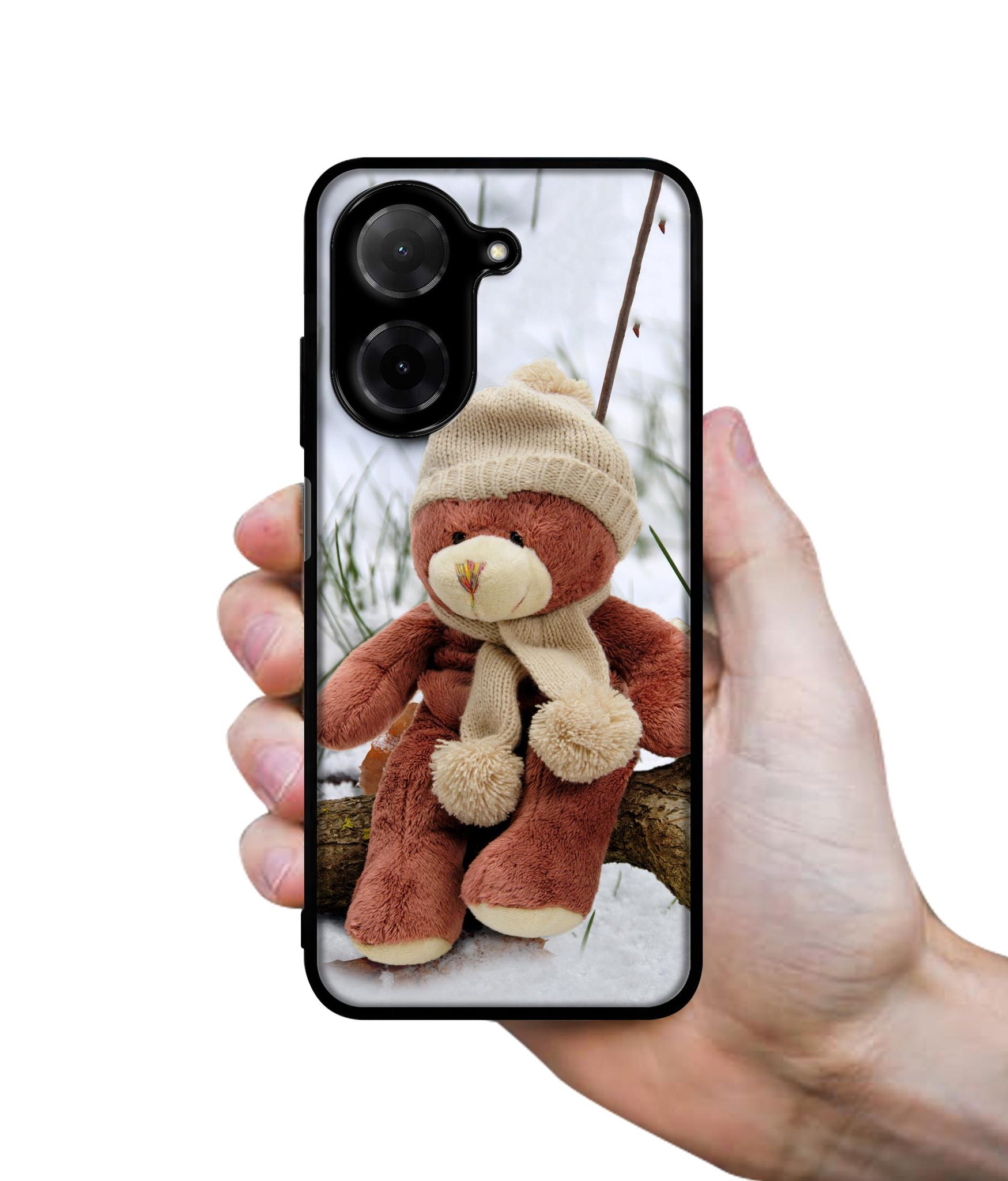 Woolen Bear Designer 2D Printed Back Case Cover for Poco C71 4G / Mi Redmi A5 4G