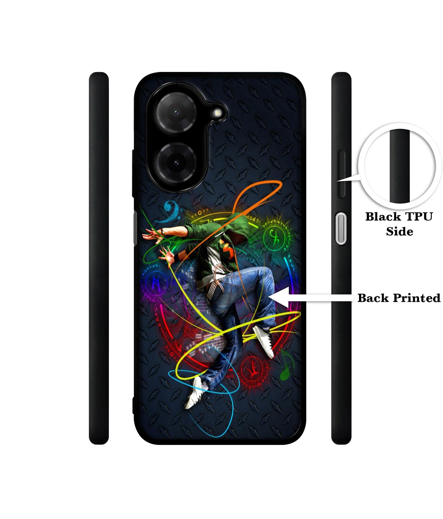 Boy With Music Designer 2D Printed Back Case Cover for Poco C71 4G / Mi Redmi A5 4G