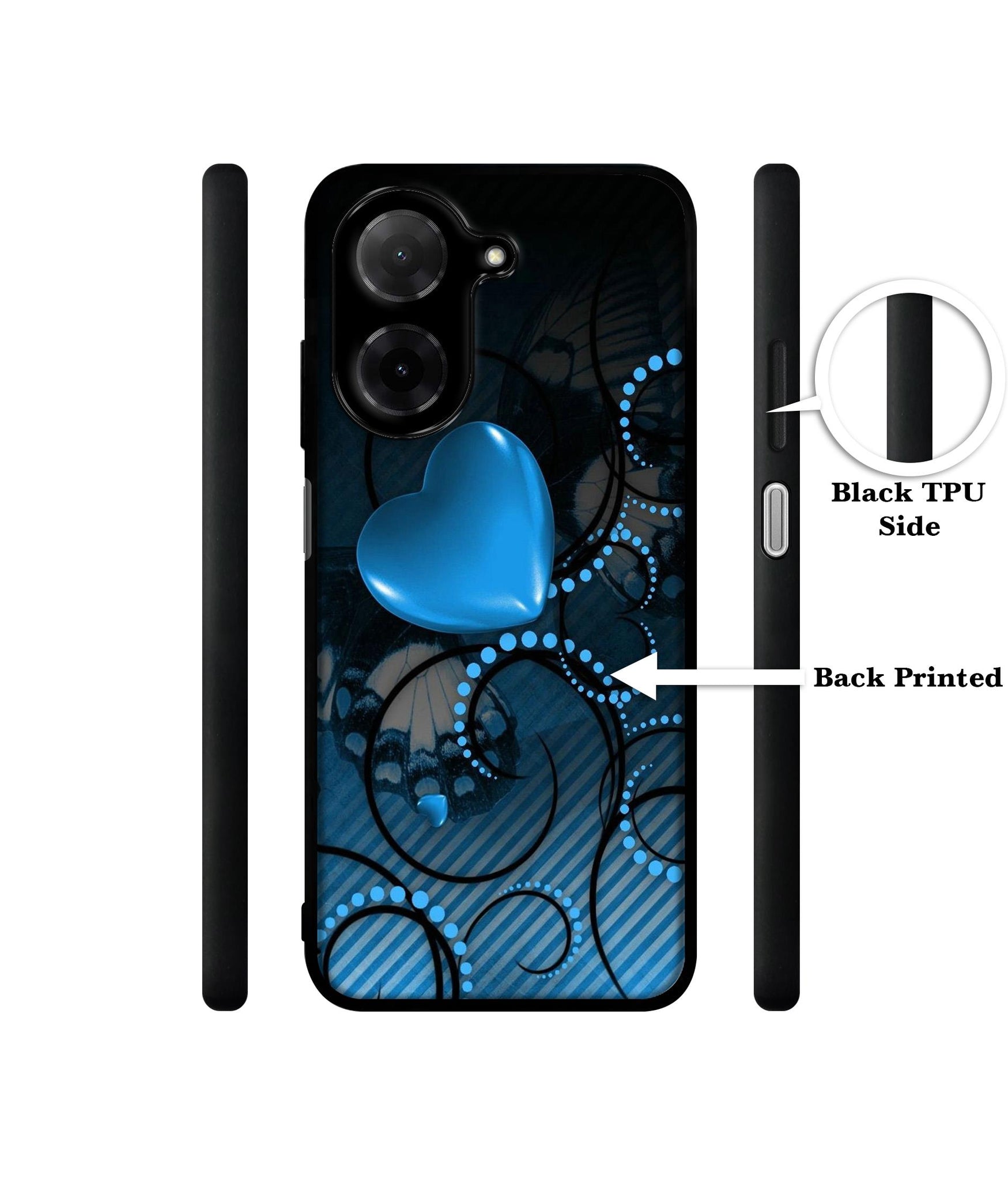 Hart Designer 2D Printed Back Case Cover for Poco C71 4G / Mi Redmi A5 4G