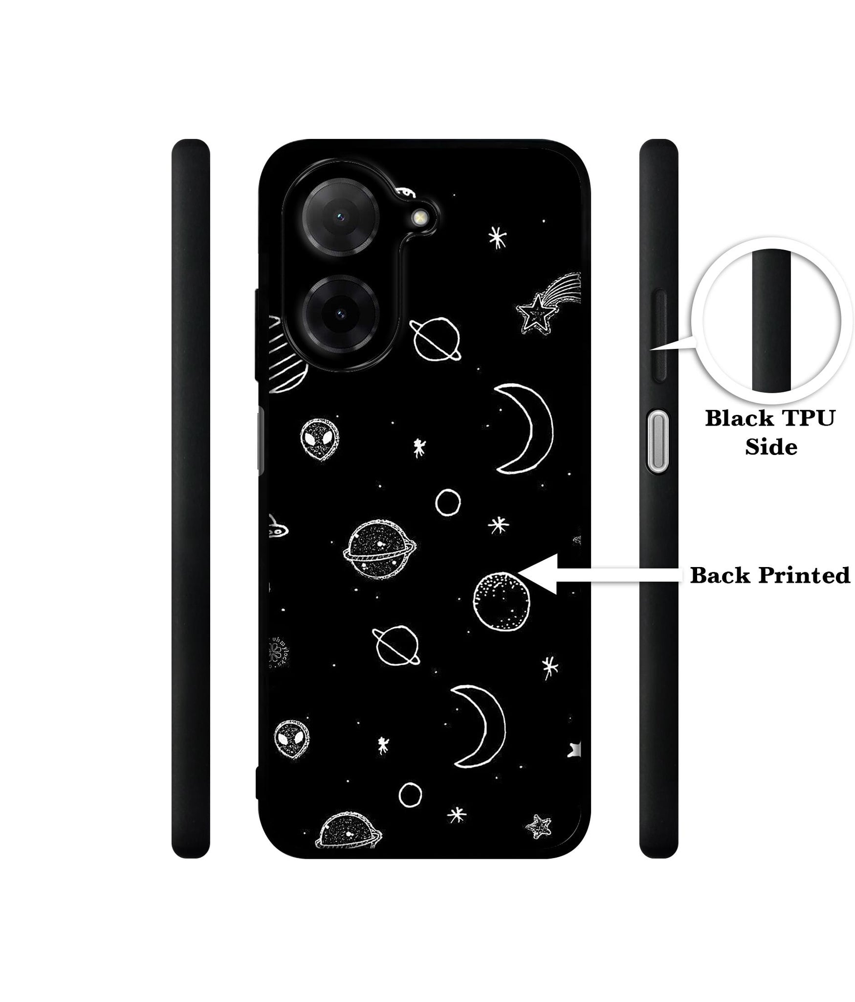 Space Stars Universe Designer 2D Printed Back Case Cover for Poco C71 4G / Mi Redmi A5 4G