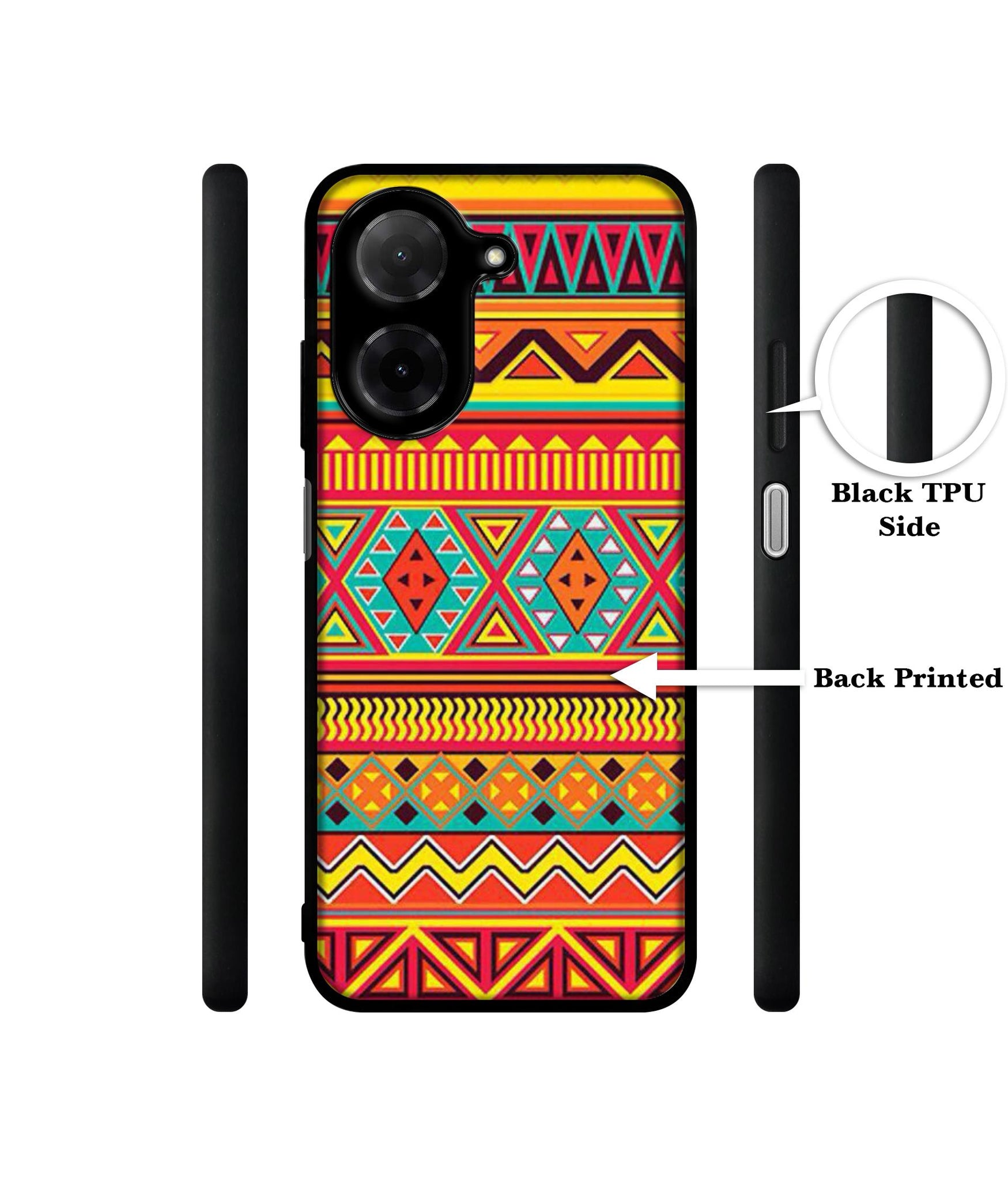 Artistic Rangoli Designer 2D Printed Back Case Cover for Poco C71 4G / Mi Redmi A5 4G