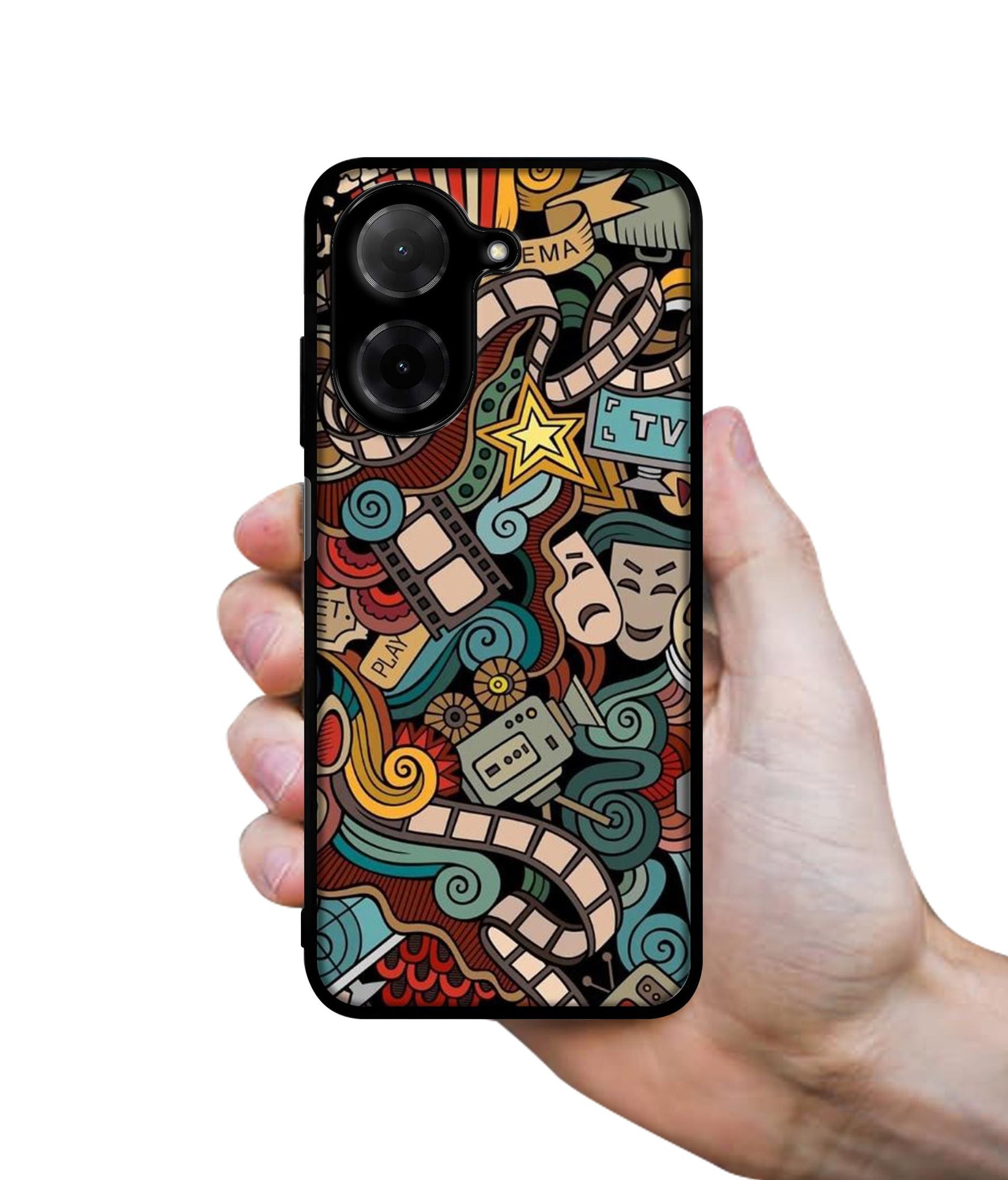 Movies Designer 2D Printed Back Case Cover for Poco C71 4G / Mi Redmi A5 4G