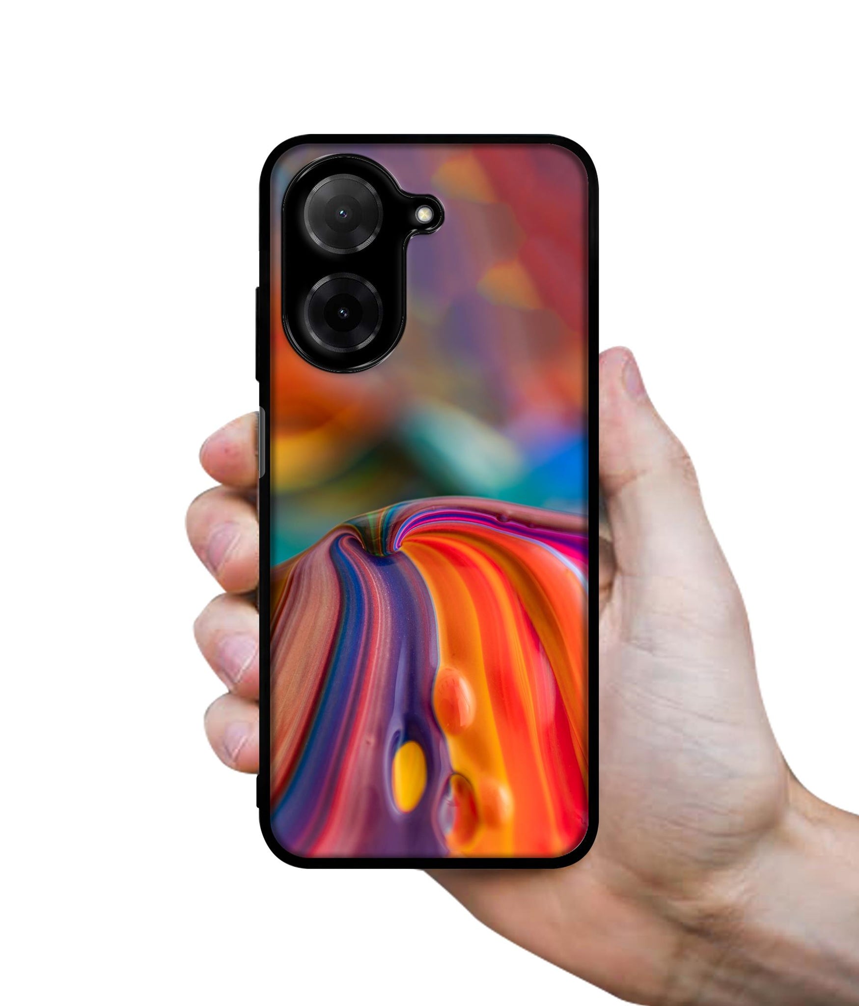 Rainbow Colors Designer 2D Printed Back Case Cover for Poco C71 4G / Mi Redmi A5 4G