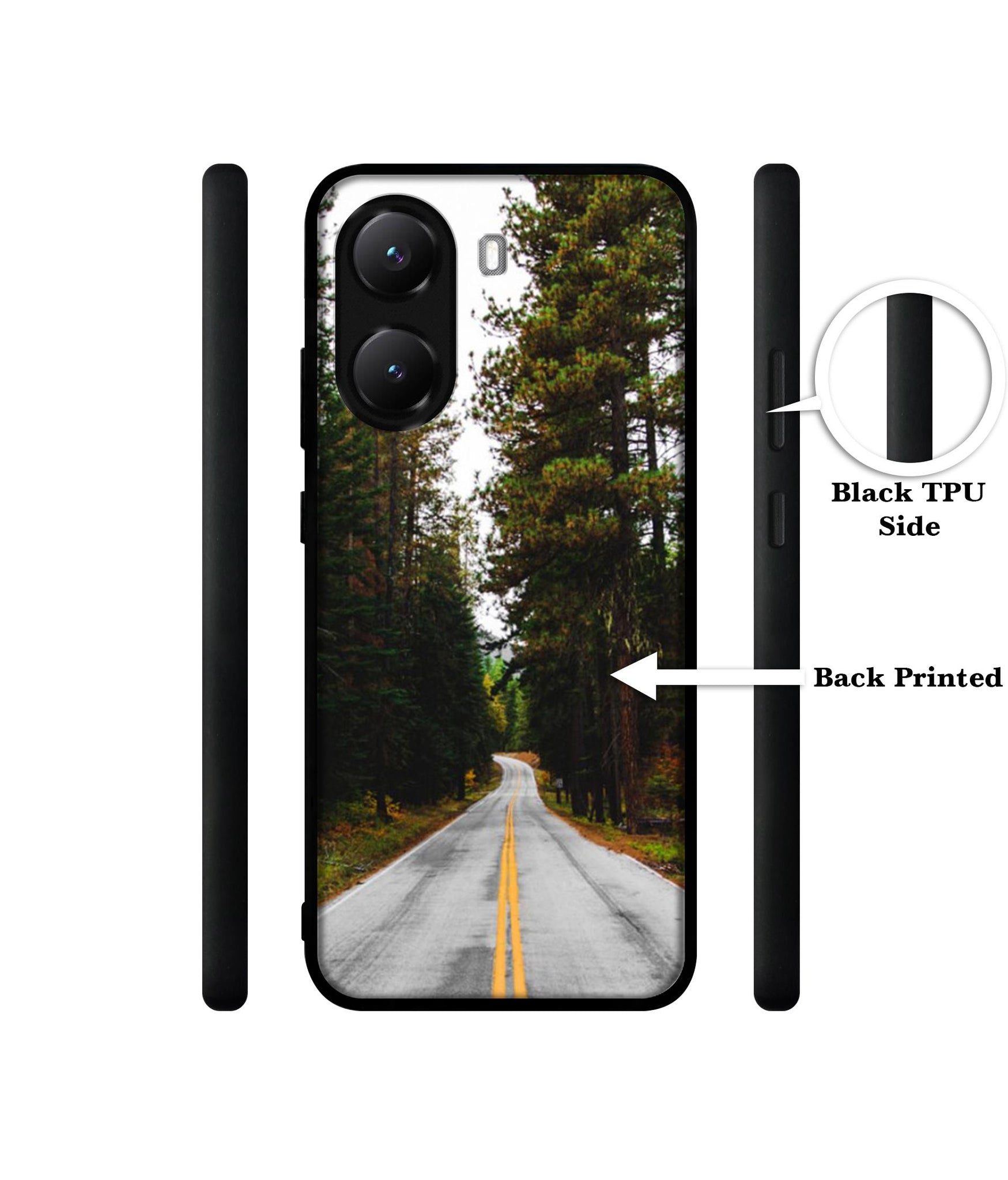 Road Photo Designer 2D Printed Back Case Cover for Poco X7 Pro 5G
