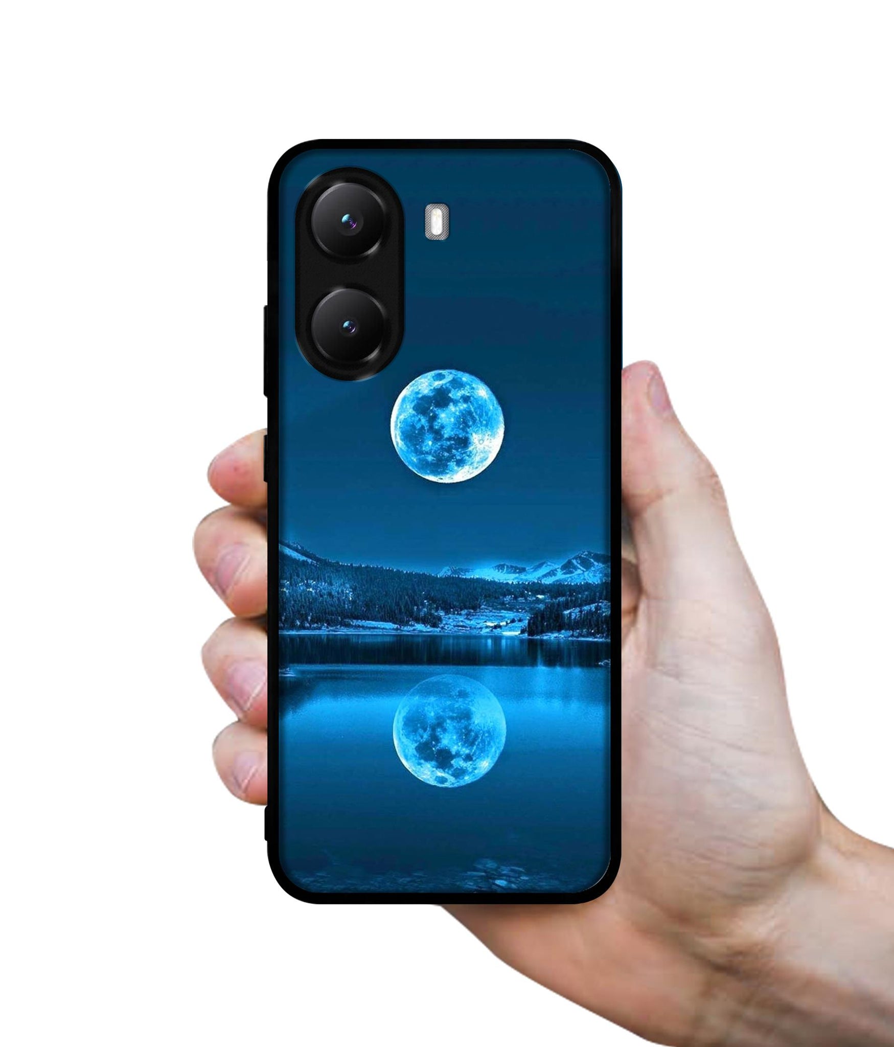 Awesome Moon Designer 2D Printed Back Case Cover for Poco X7 Pro 5G