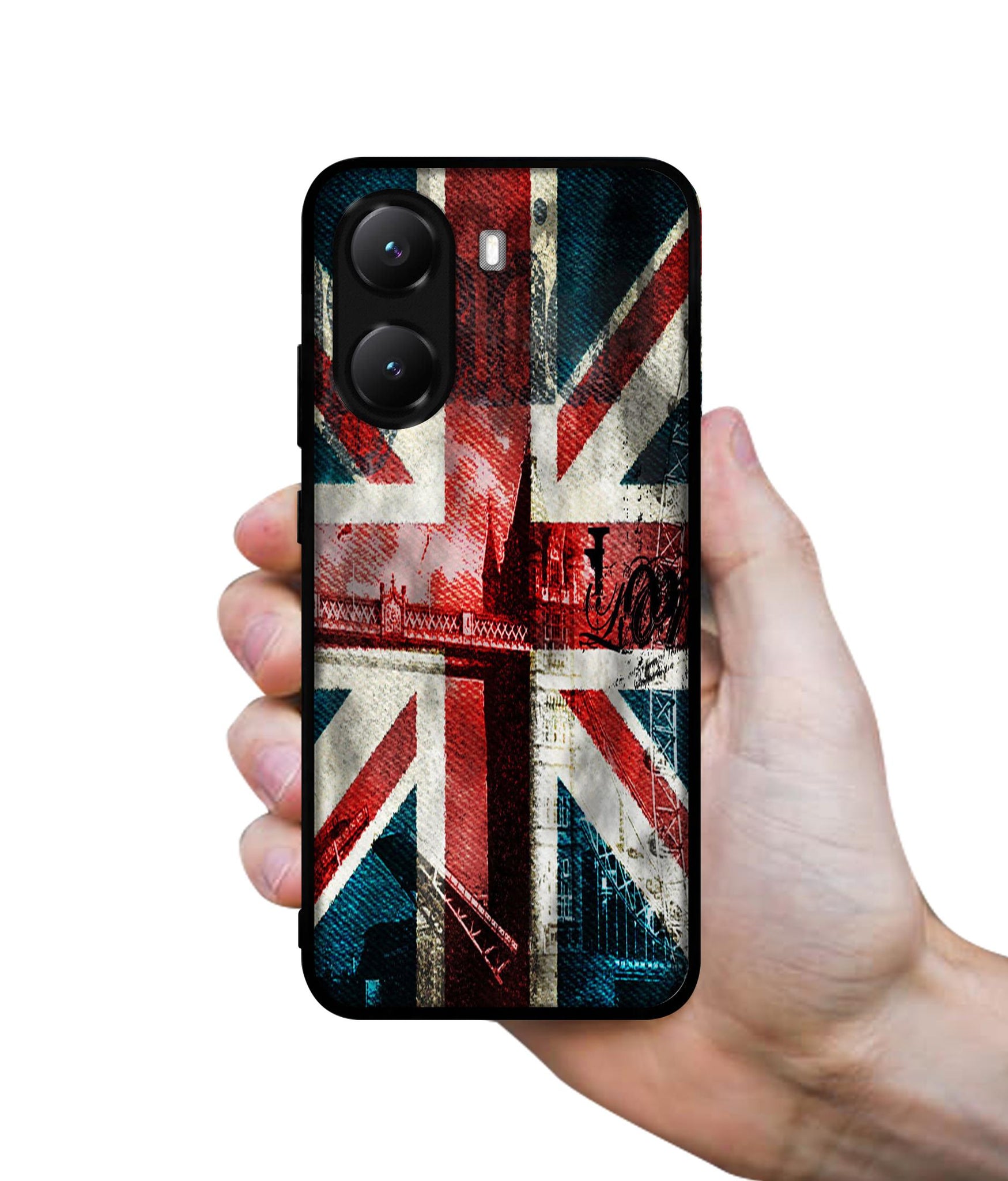 London Flag wallpaper Designer 2D Printed Back Case Cover for Poco X7 Pro 5G