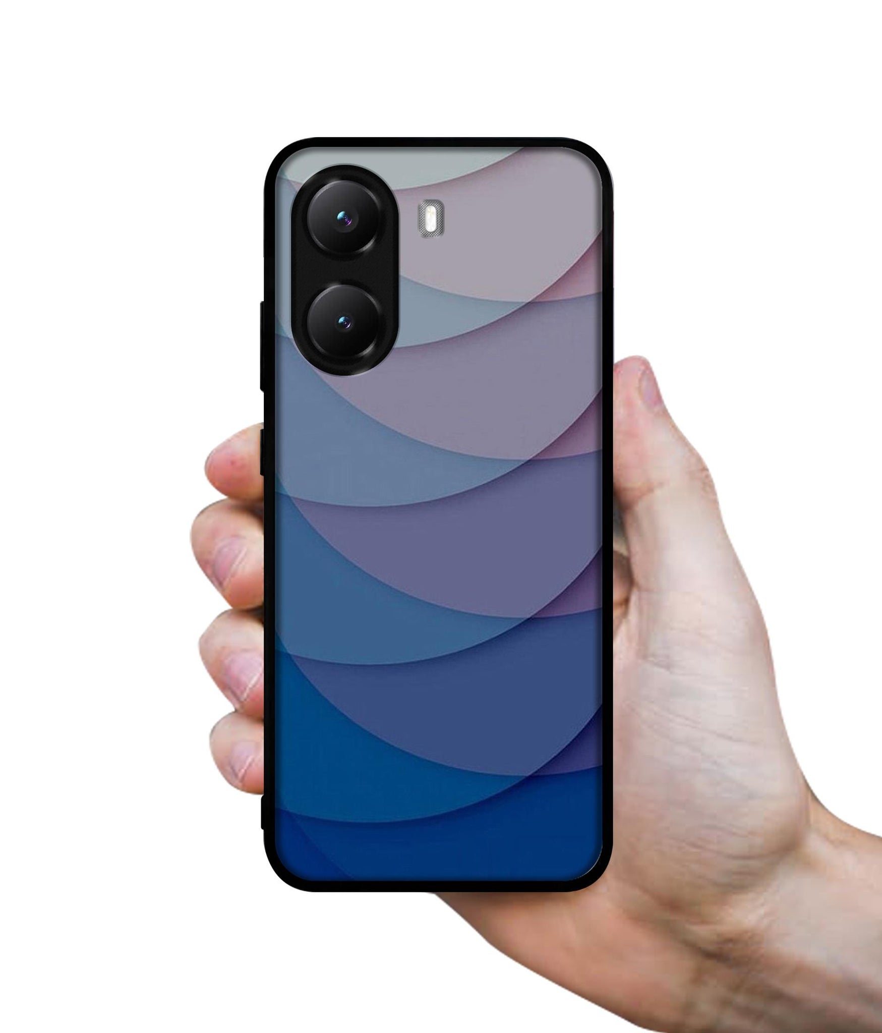 Waves Pattern Print Designer 2D Printed Back Case Cover for Poco X7 Pro 5G
