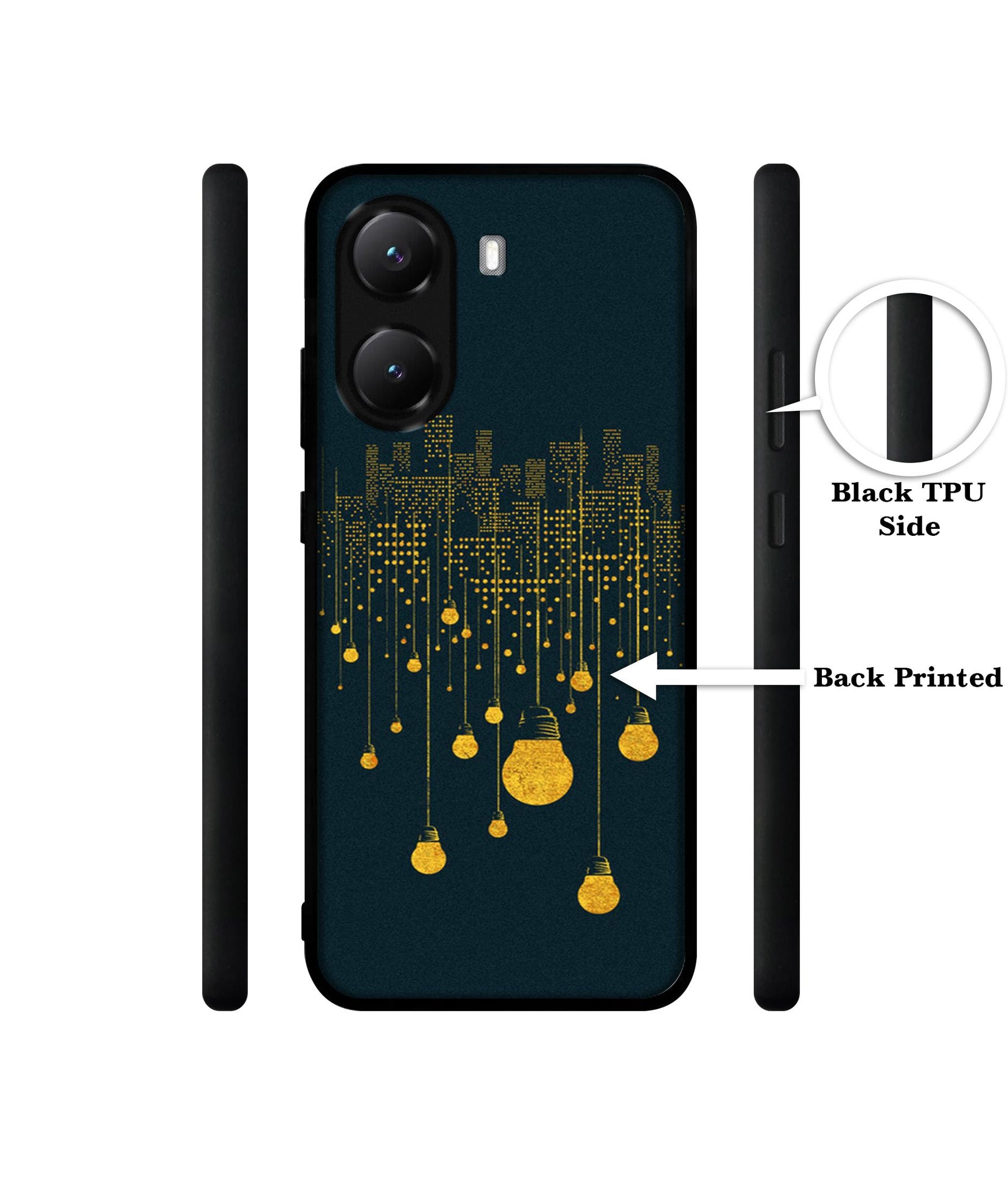 City Light Pattern Designer 2D Printed Back Case Cover for Poco X7 Pro 5G
