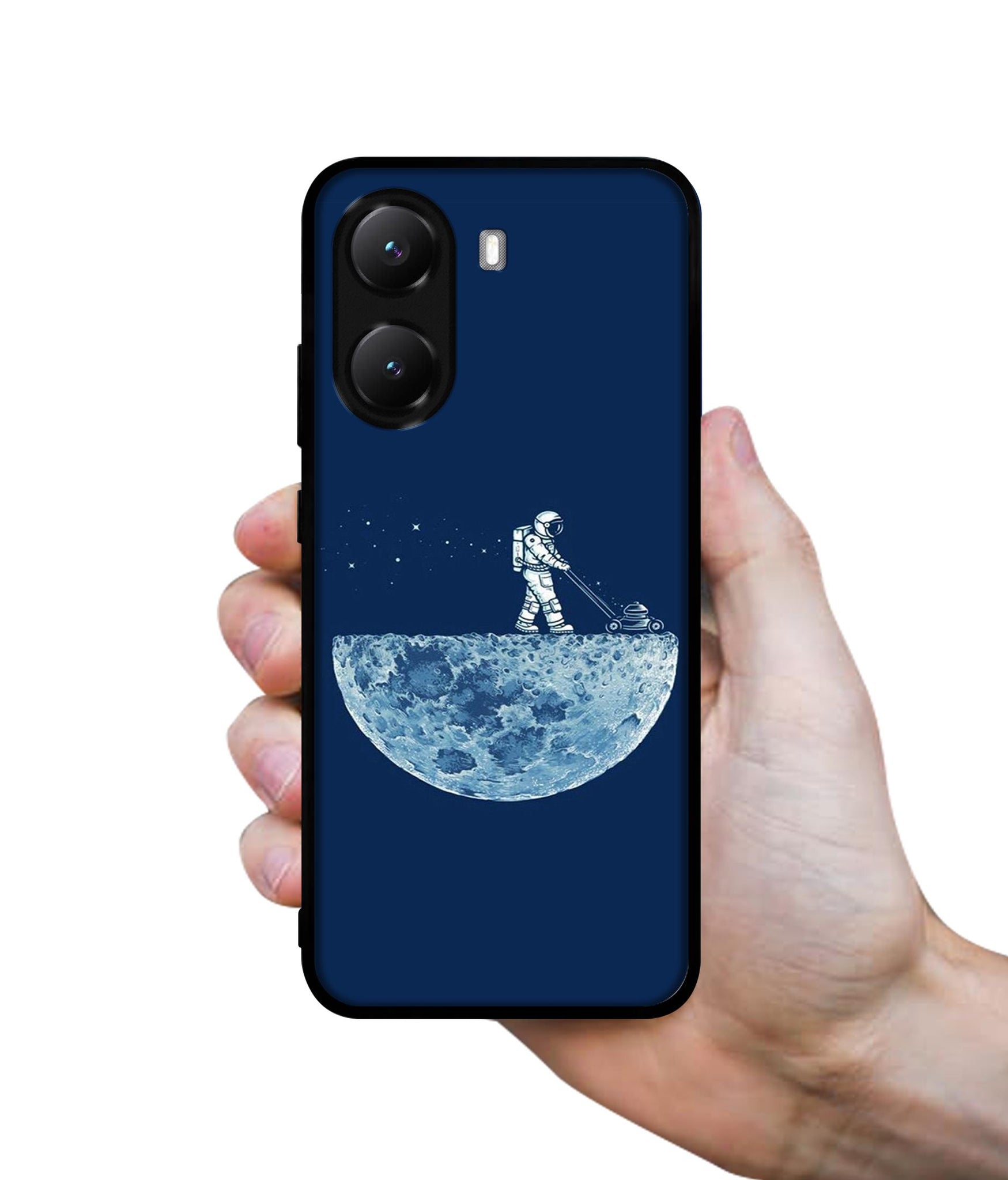 Moon Walk Designer 2D Printed Back Case Cover for Poco X7 Pro 5G