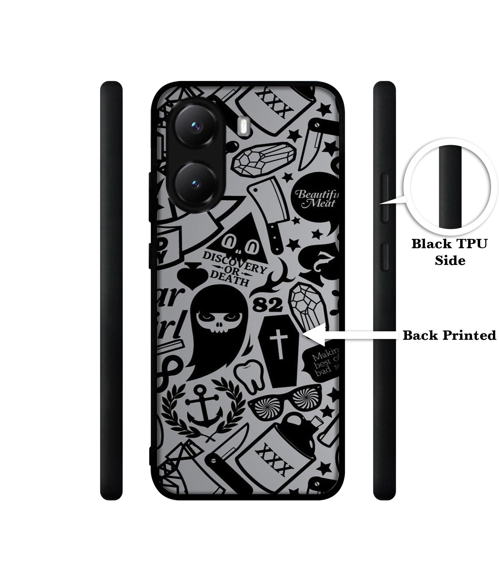 Discover Or Death Designer 2D Printed Back Case Cover for Poco X7 Pro 5G