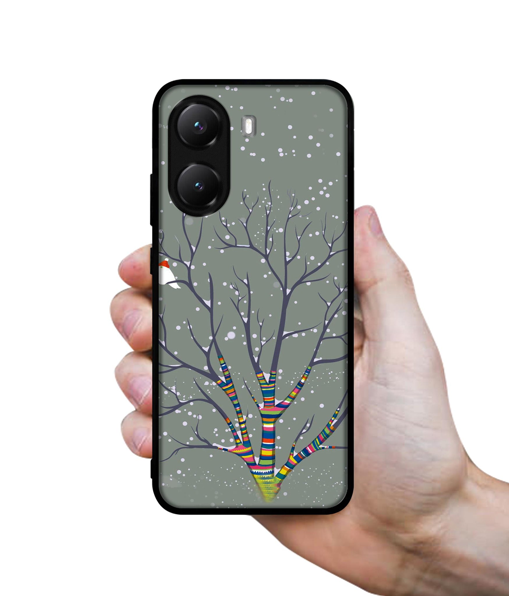 Winter Pattern Print Designer 2D Printed Back Case Cover for Poco X7 Pro 5G