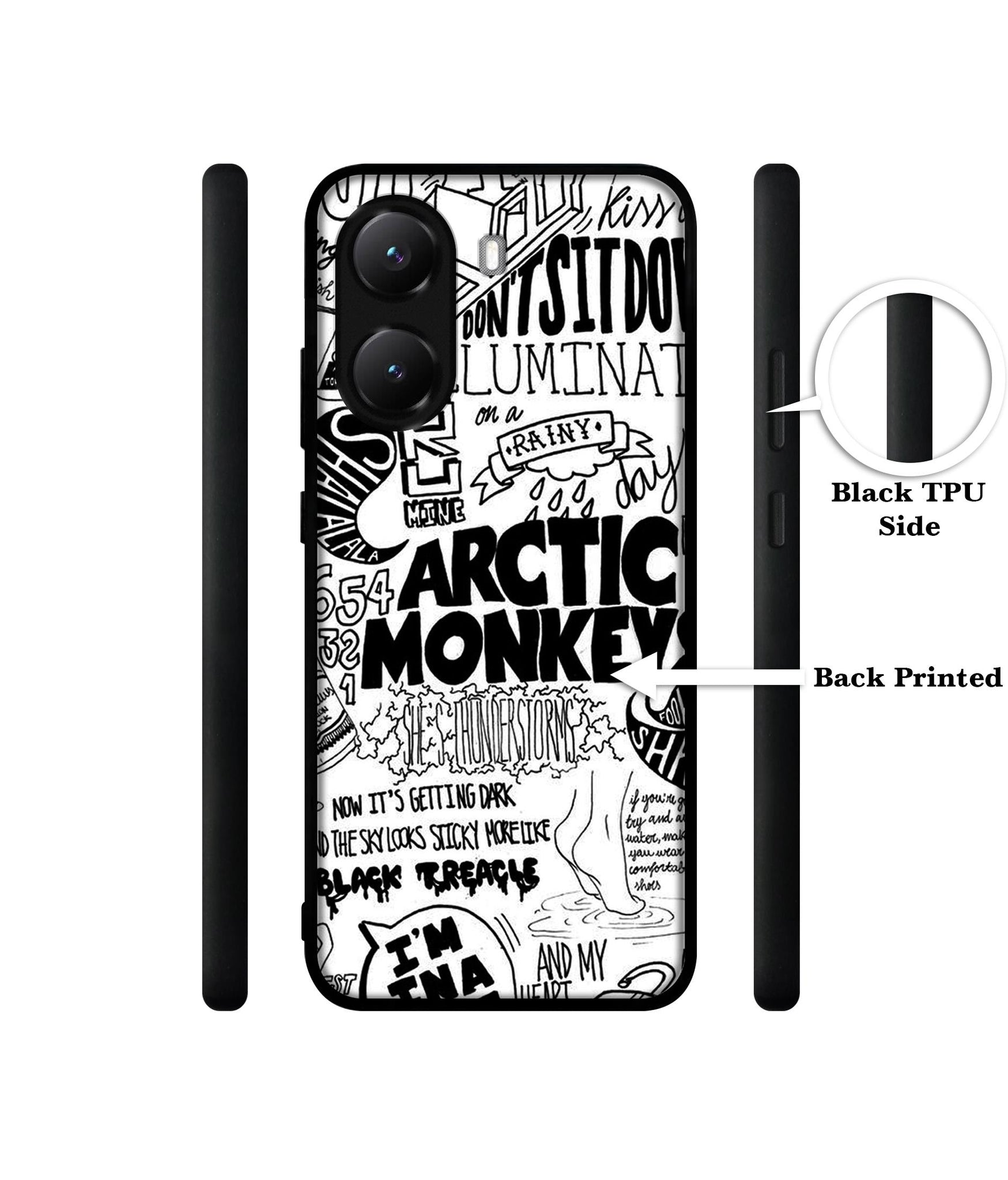 Arctic Monkeys Pattern Designer 2D Printed Back Case Cover for Poco X7 Pro 5G
