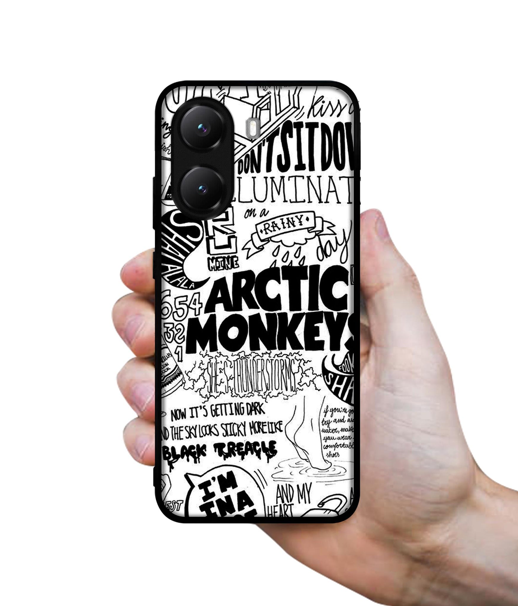 Arctic Monkeys Pattern Designer 2D Printed Back Case Cover for Poco X7 Pro 5G