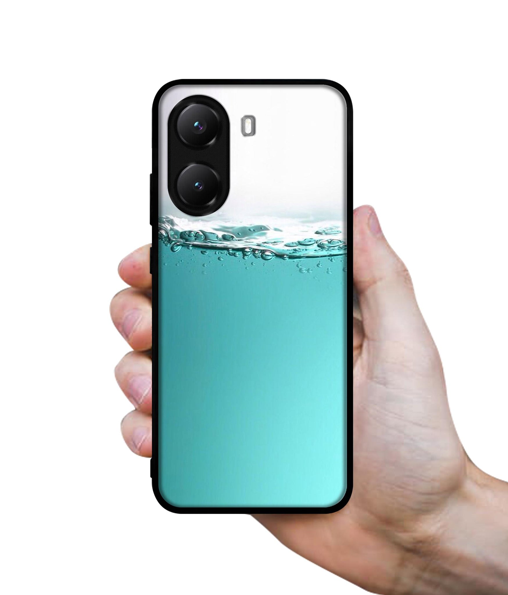 Half Fill Designer 2D Printed Back Case Cover for Poco X7 Pro 5G