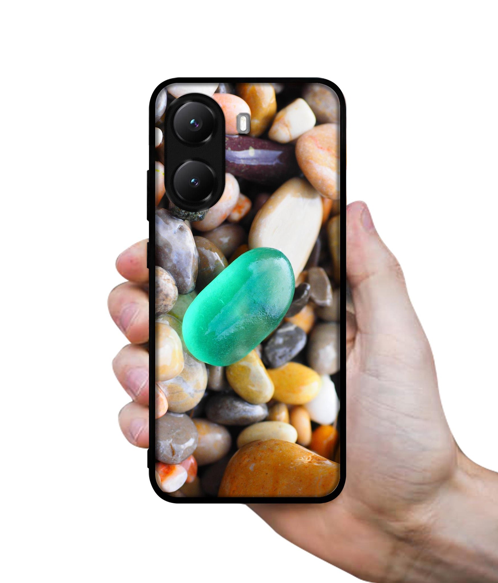 Sea Stones Designer 2D Printed Back Case Cover for Poco X7 Pro 5G
