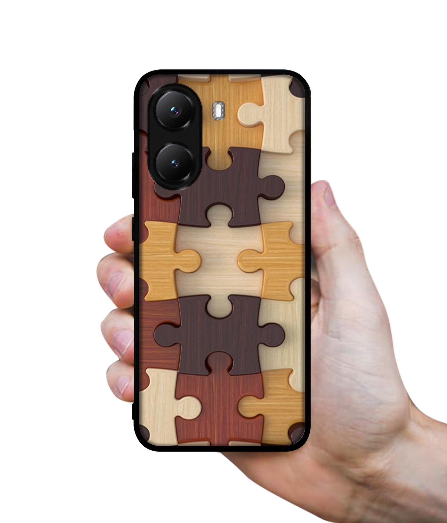 Puzzle Pattern Designer 2D Printed Back Case Cover for Poco X7 Pro 5G