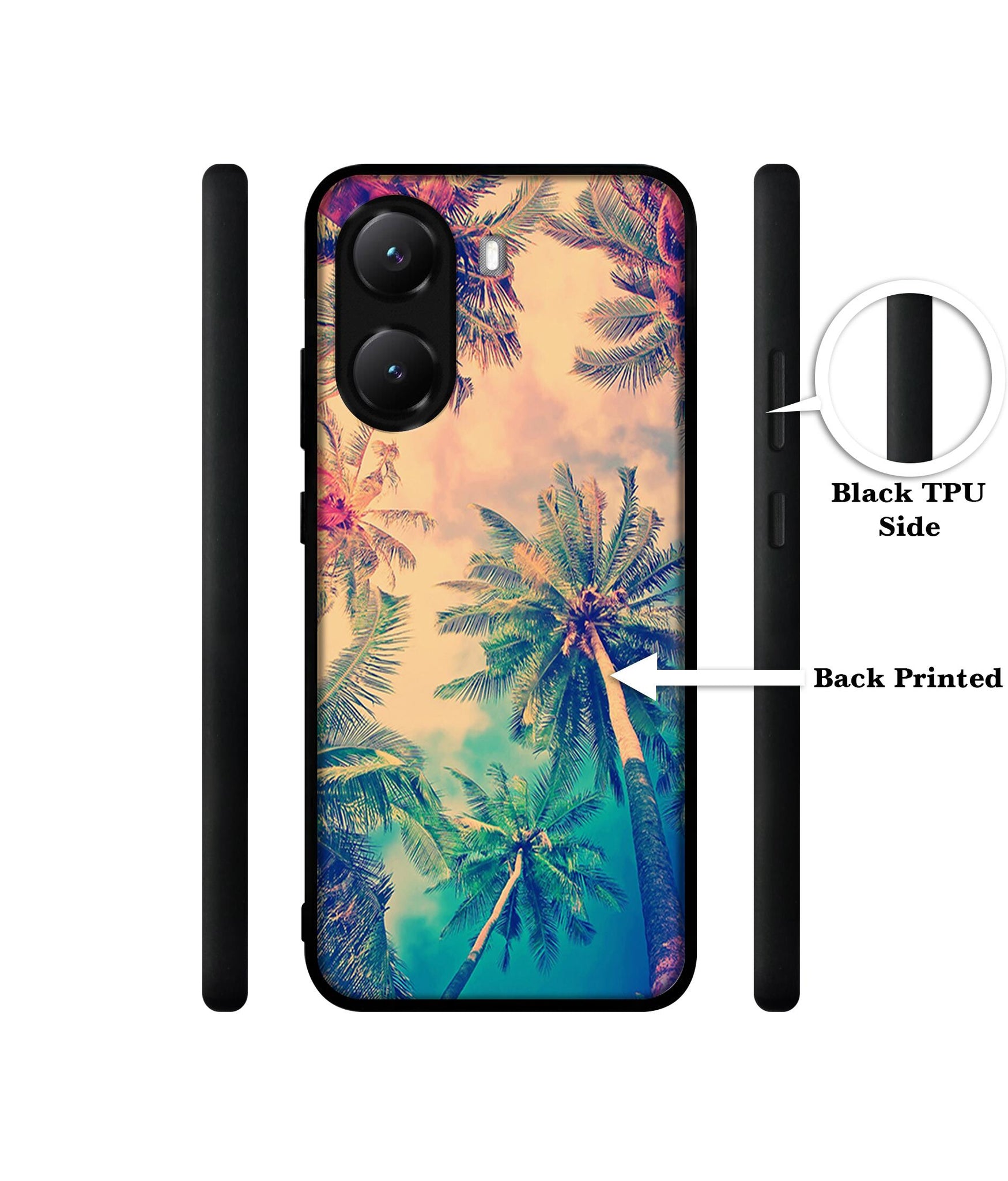 Trees Designer 2D Printed Back Case Cover for Poco X7 Pro 5G
