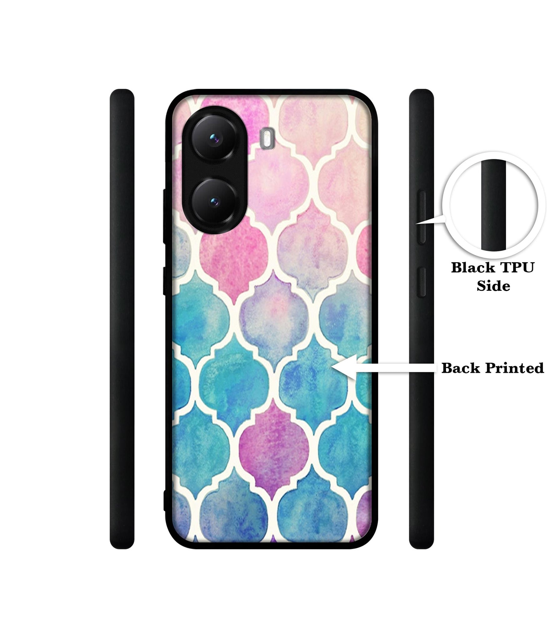 Patterns Art Designer 2D Printed Back Case Cover for Poco X7 Pro 5G