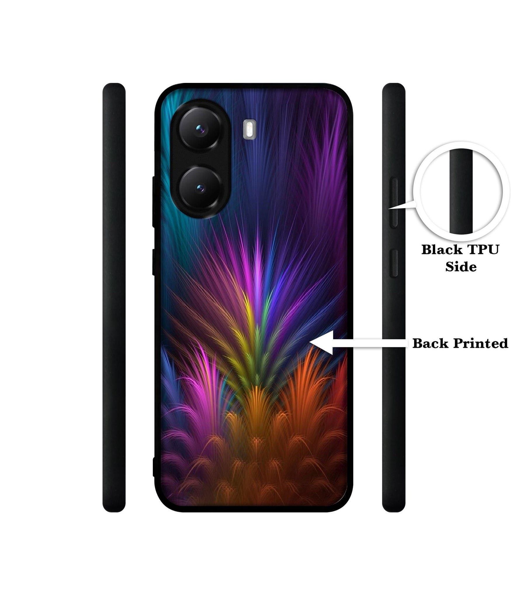 Multicoloured Designer 2D Printed Back Case Cover for Poco X7 Pro 5G