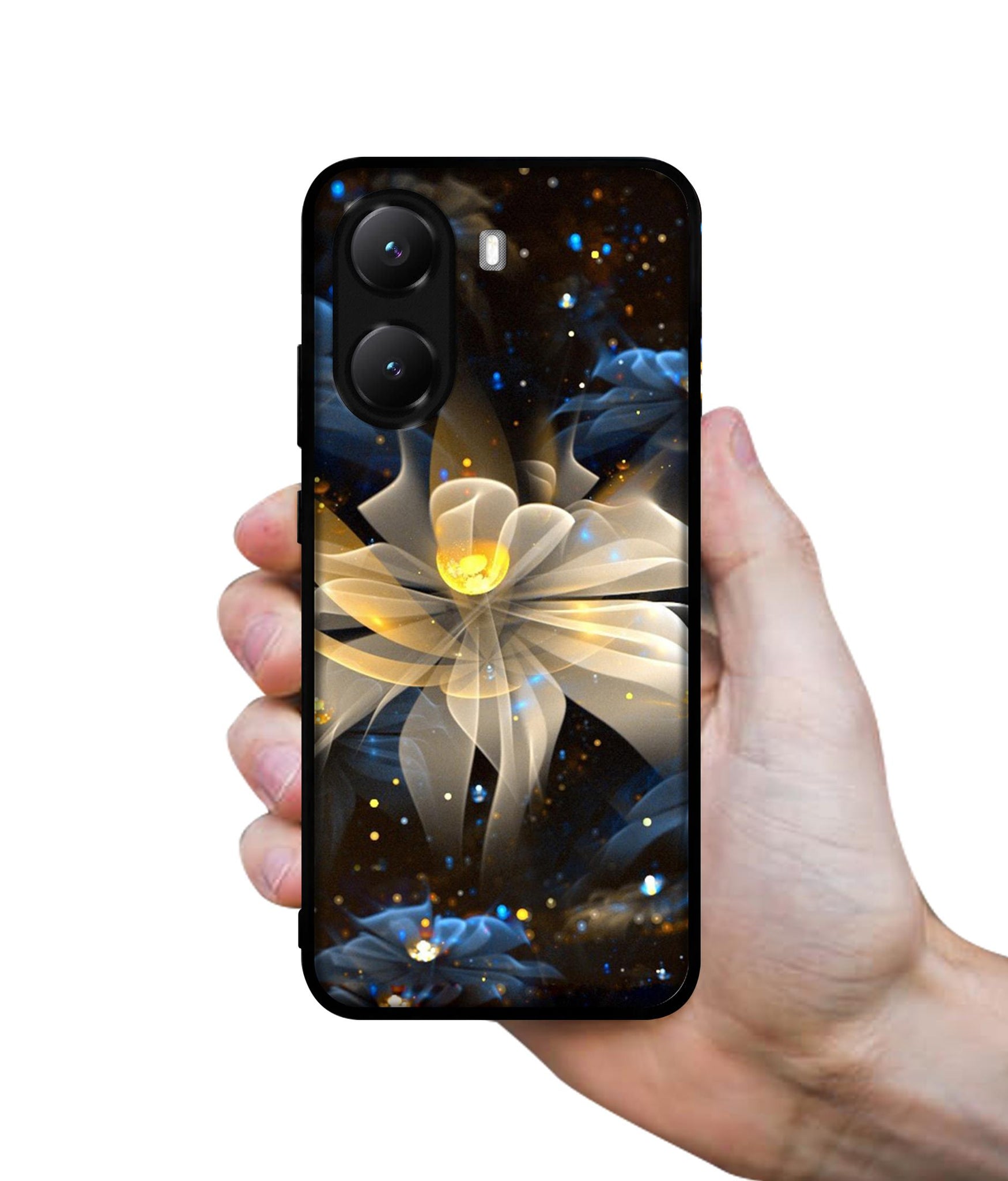 Art Flower Designer 2D Printed Back Case Cover for Poco X7 Pro 5G