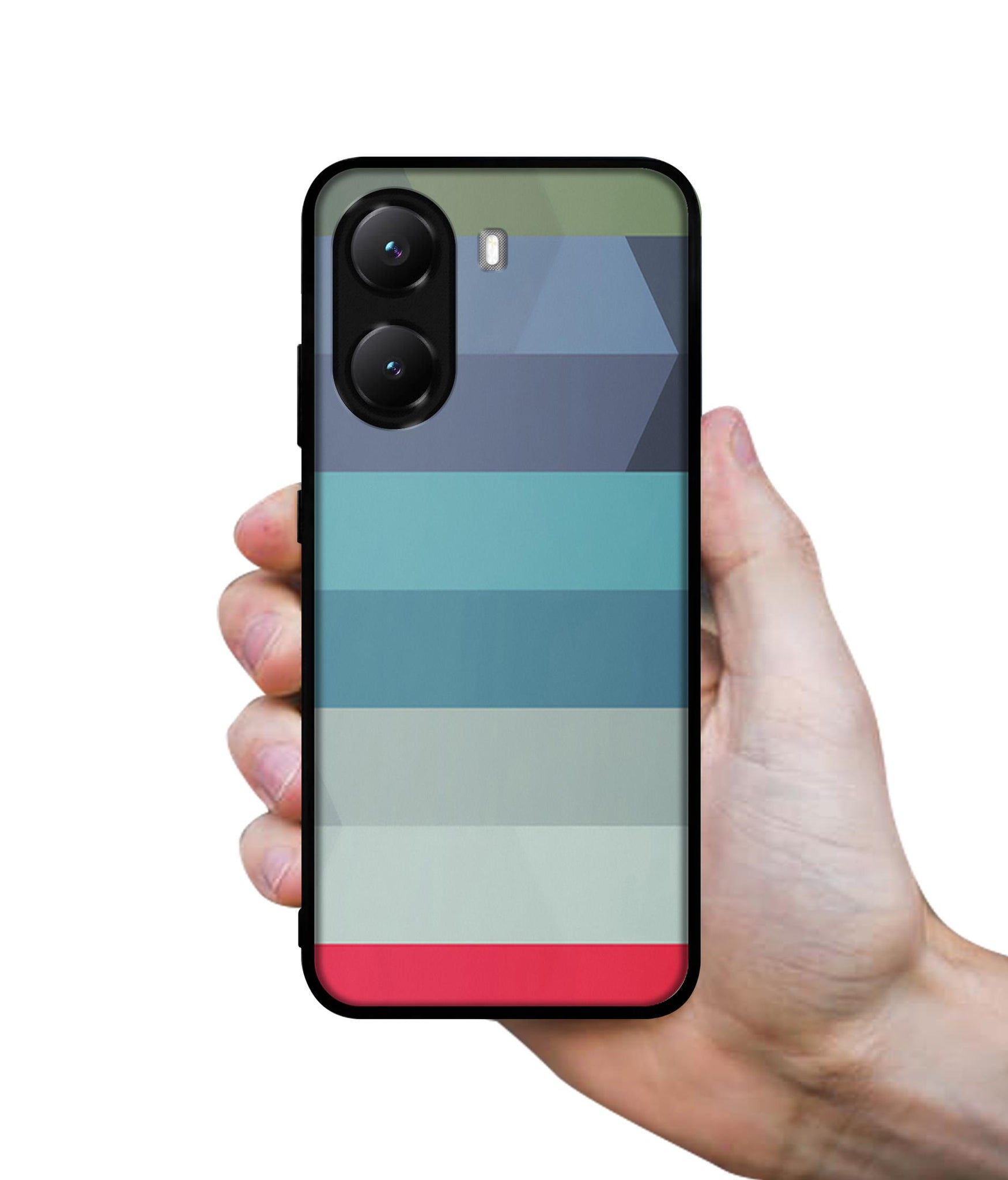 Colorful Lines Designer 2D Printed Back Case Cover for Poco X7 Pro 5G