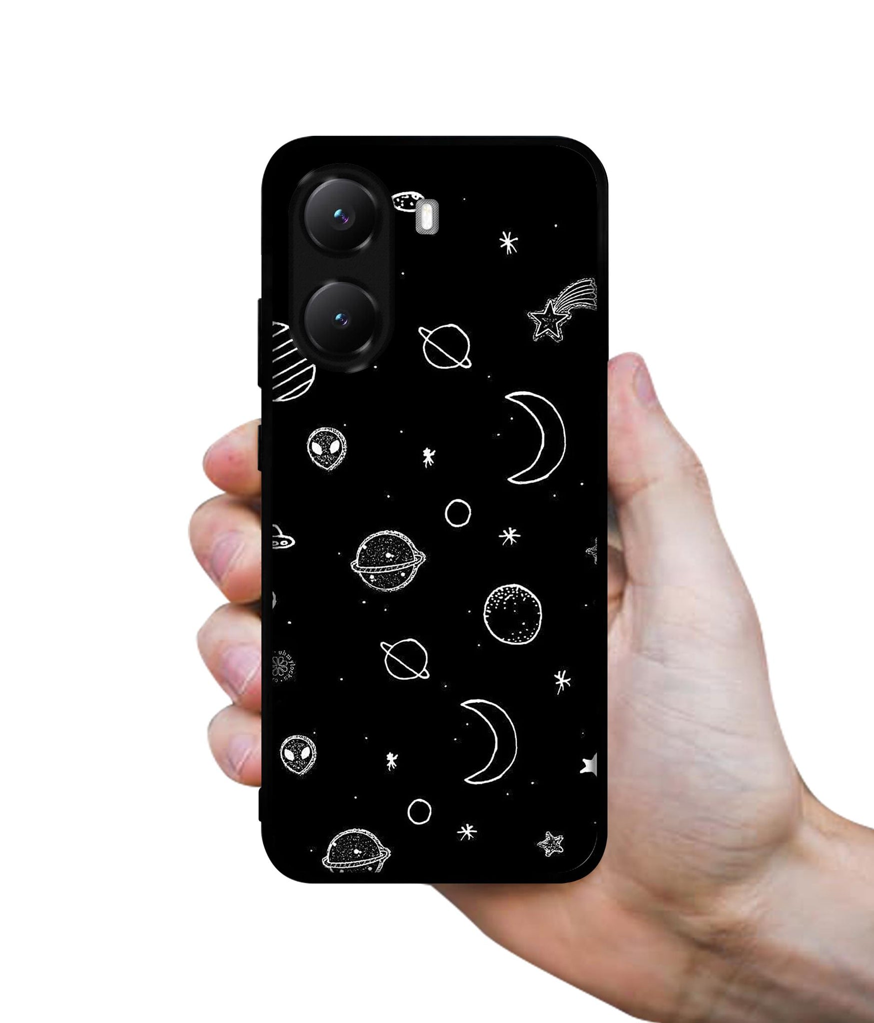Space Stars Universe Designer 2D Printed Back Case Cover for Poco X7 Pro 5G