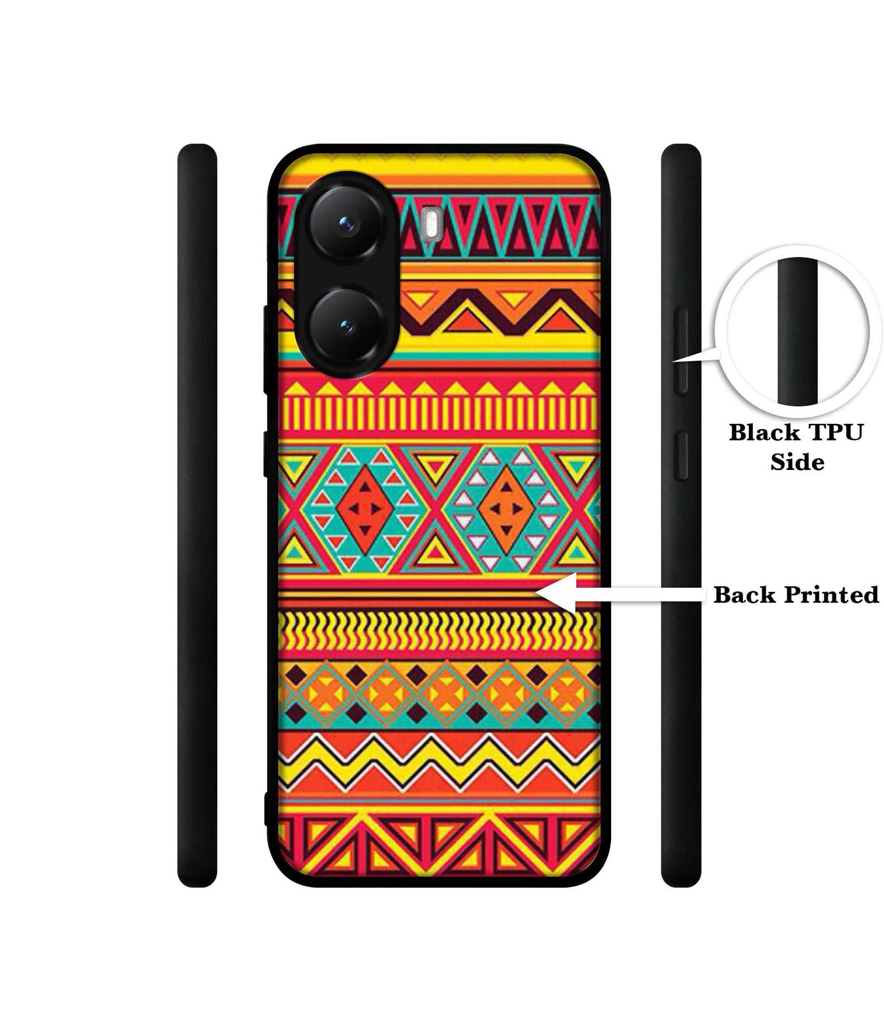 Artistic Rangoli Designer 2D Printed Back Case Cover for Poco X7 Pro 5G