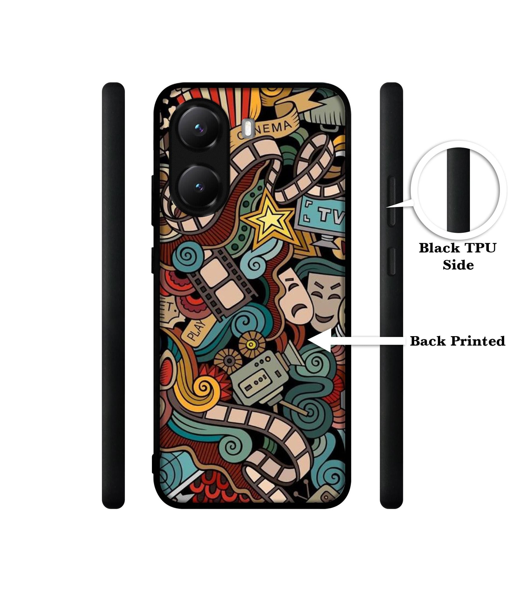 Movies Designer 2D Printed Back Case Cover for Poco X7 Pro 5G