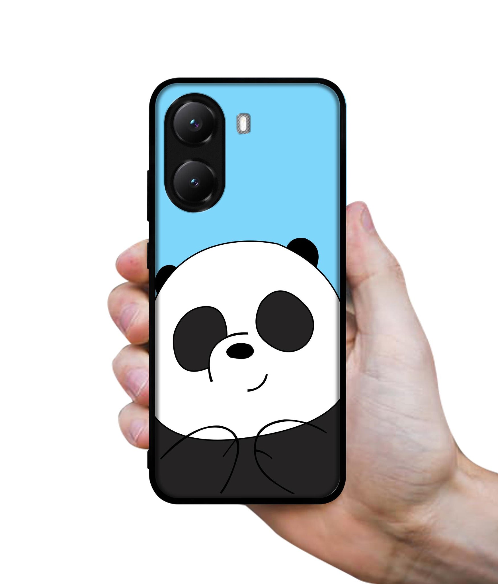 Cute Panda Designer 2D Printed Back Case Cover for Poco X7 Pro 5G